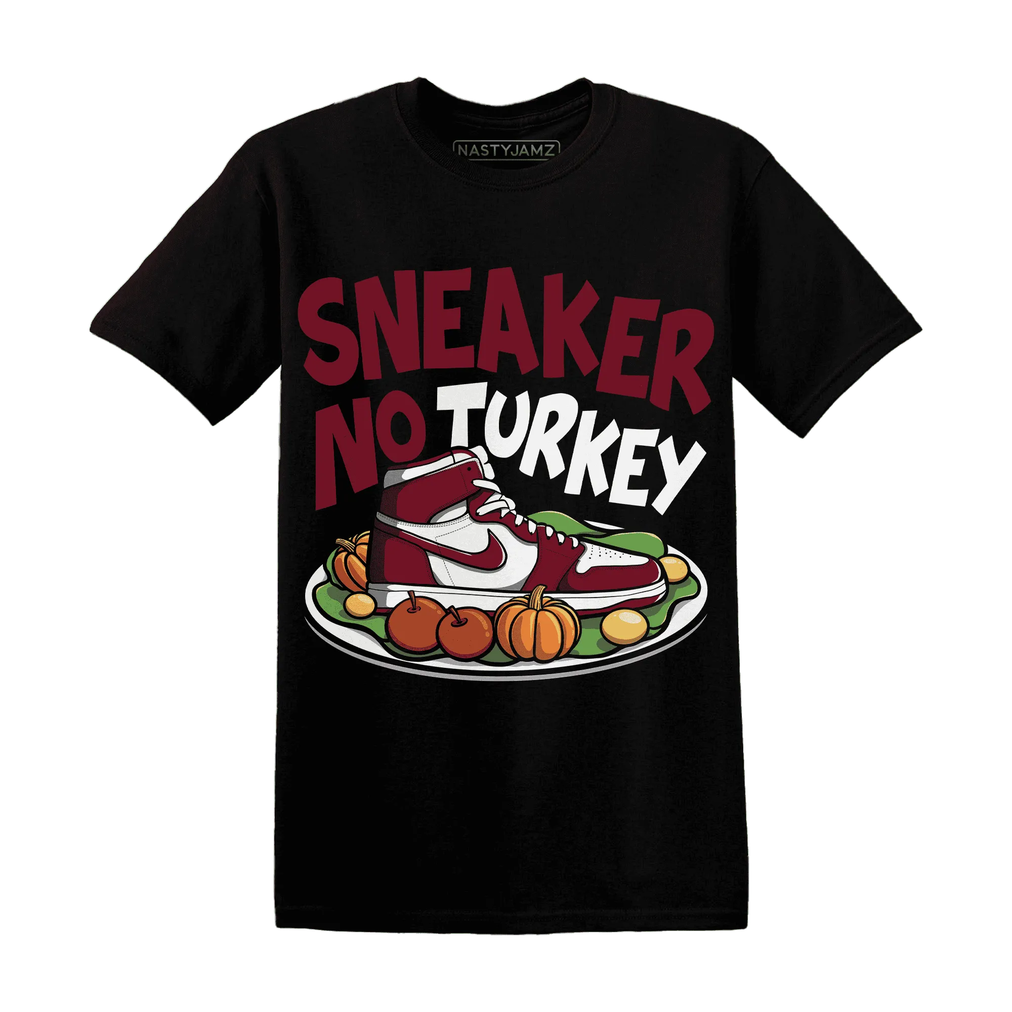 High-White-Team-Red-1s-NastyJamz-T-Shirt-Match-Sneaker-No-Turkey
