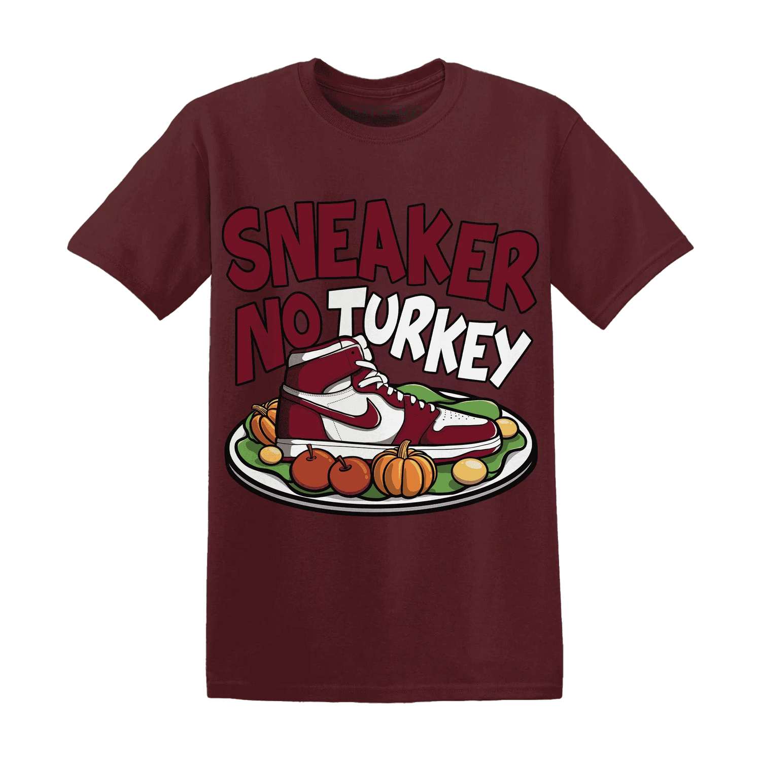 High-White-Team-Red-1s-NastyJamz-T-Shirt-Match-Sneaker-No-Turkey