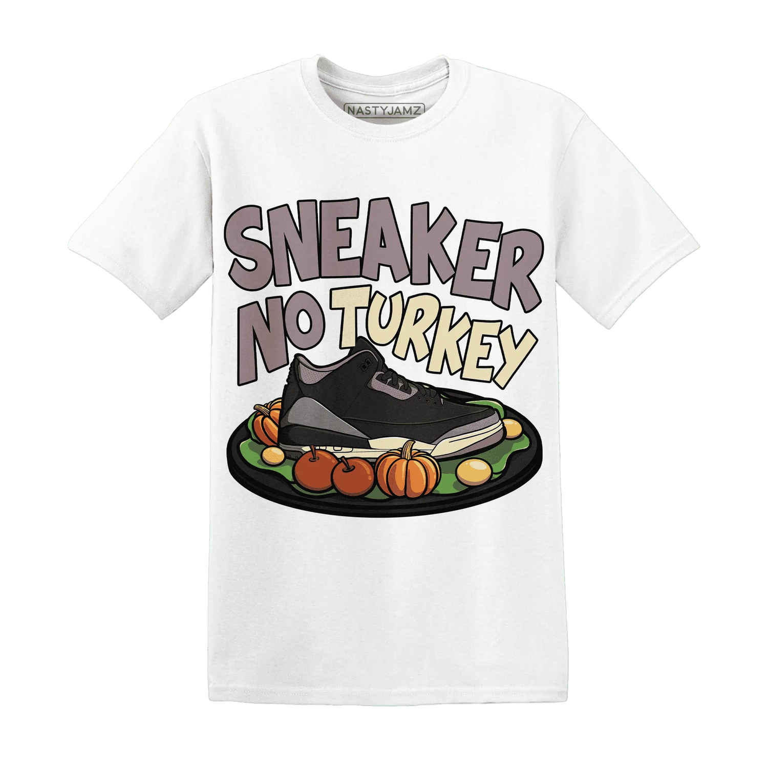 Black-Violet-Ore-3s-NastyJamz-T-Shirt-Match-Sneaker-No-Turkey
