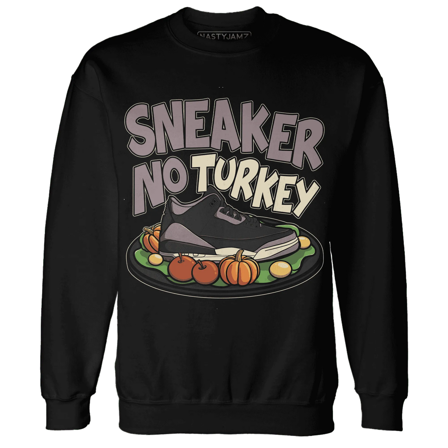 Black-Violet-Ore-3s-NastyJamz-Sweatshirt-Match-Sneaker-No-Turkey