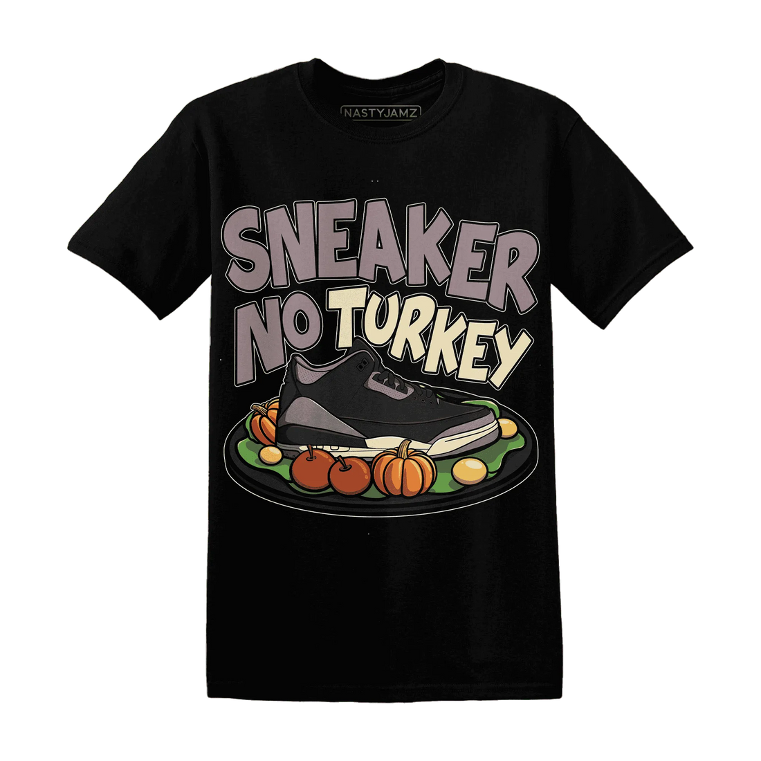 Black-Violet-Ore-3s-NastyJamz-T-Shirt-Match-Sneaker-No-Turkey