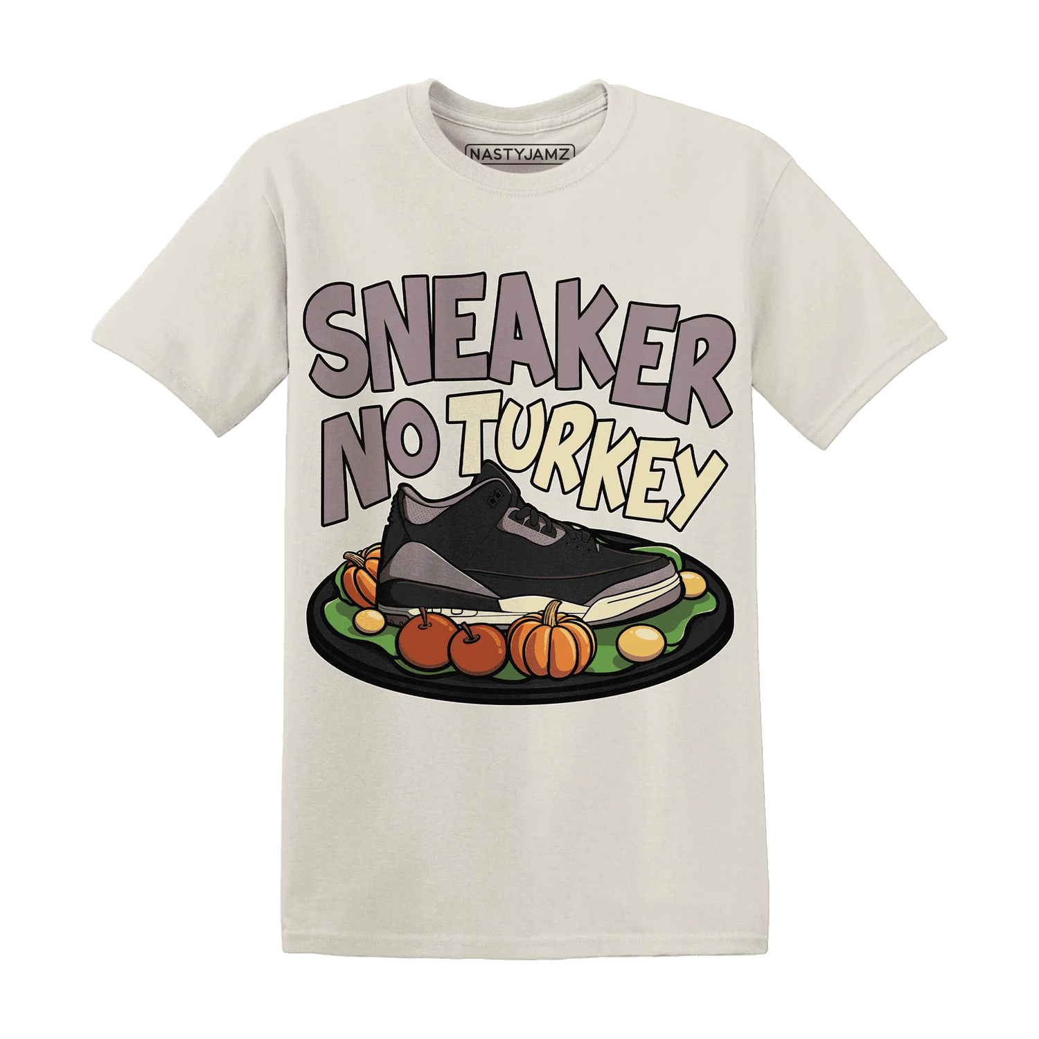 Black-Violet-Ore-3s-NastyJamz-T-Shirt-Match-Sneaker-No-Turkey