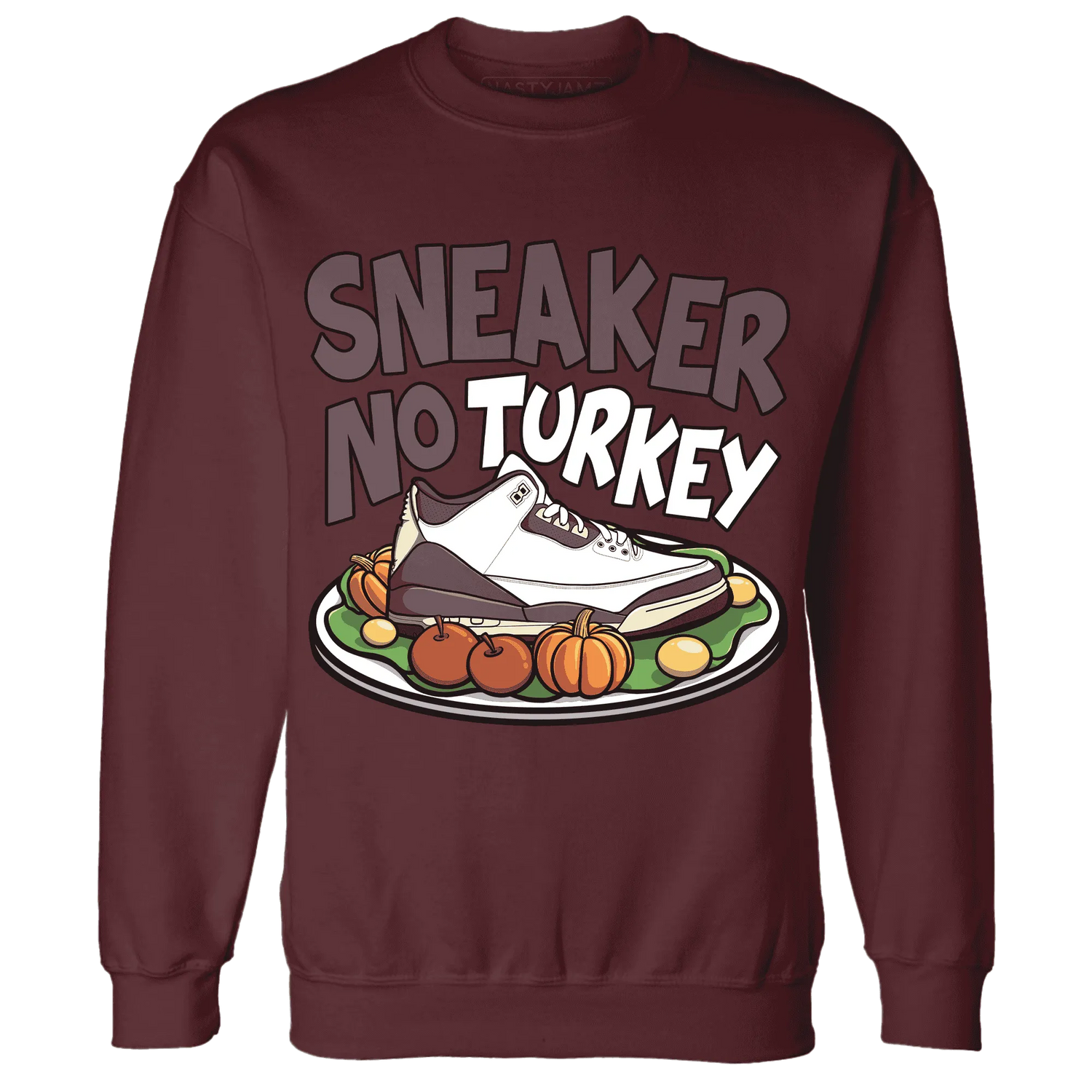 Burgundy-Crush-3s-NastyJamz-Sweatshirt-Match-Sneaker-No-Turkey