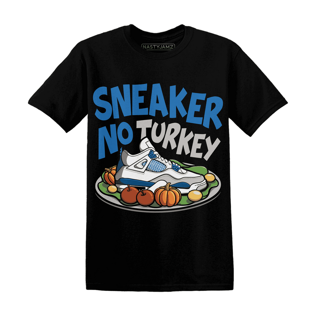 Industrial-Blue-4s-NastyJamz-T-Shirt-Match-Sneaker-No-Turkey