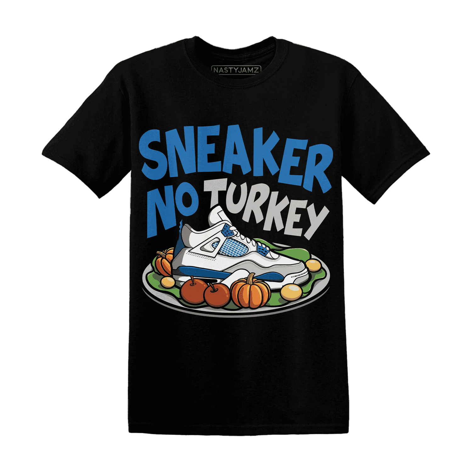 Industrial-Blue-4s-NastyJamz-T-Shirt-Match-Sneaker-No-Turkey