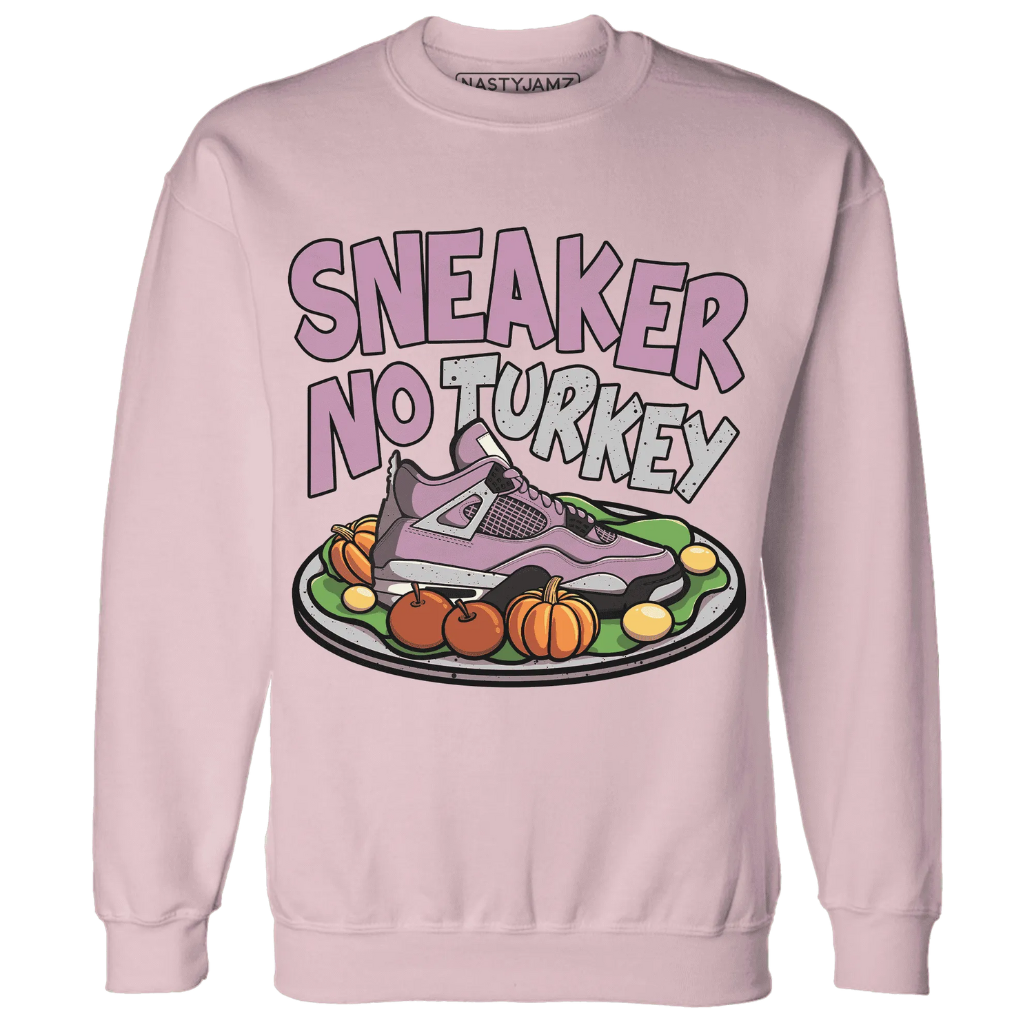 Orchid-Neutral-Grey-Black-White-4s-NastyJamz-Sweatshirt-Match-Sneaker-No-Turkey