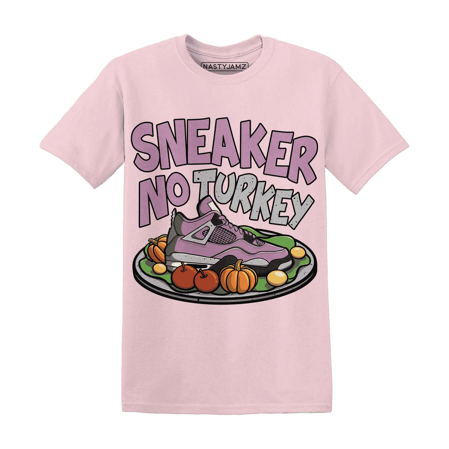 Orchid-Neutral-Grey-Black-White-4s-NastyJamz-T-Shirt-Match-Sneaker-No-Turkey