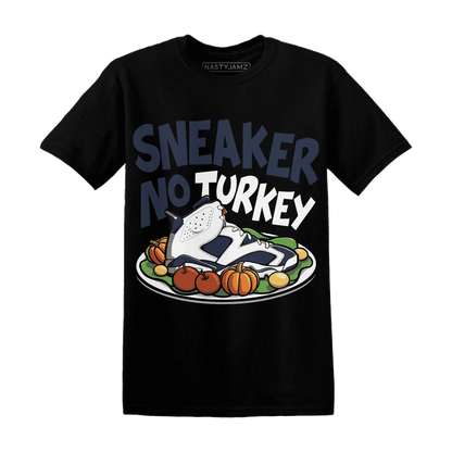 White-Navy-6s-NastyJamz-T-Shirt-Match-Sneaker-No-Turkey