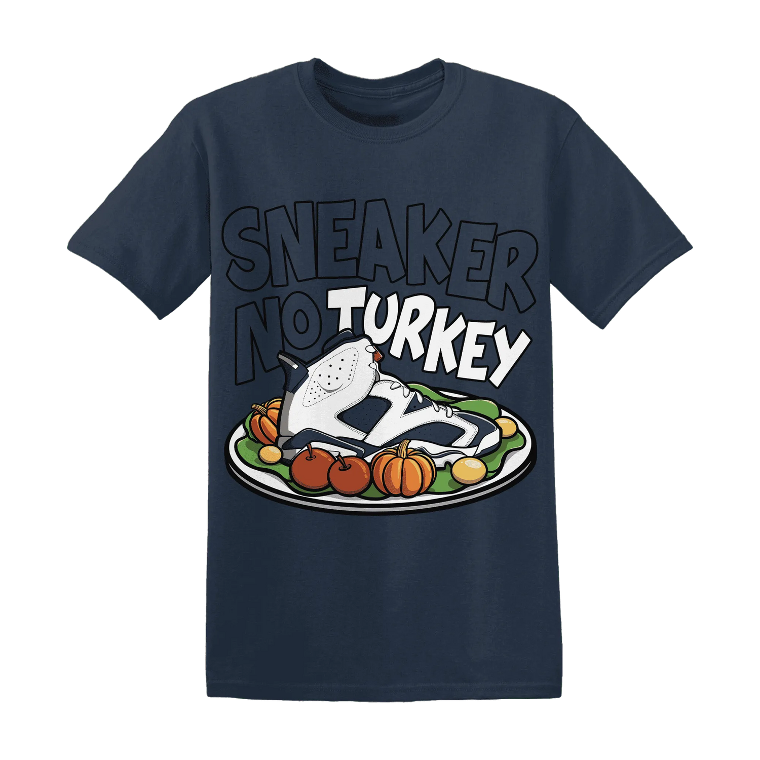 White-Navy-6s-NastyJamz-T-Shirt-Match-Sneaker-No-Turkey
