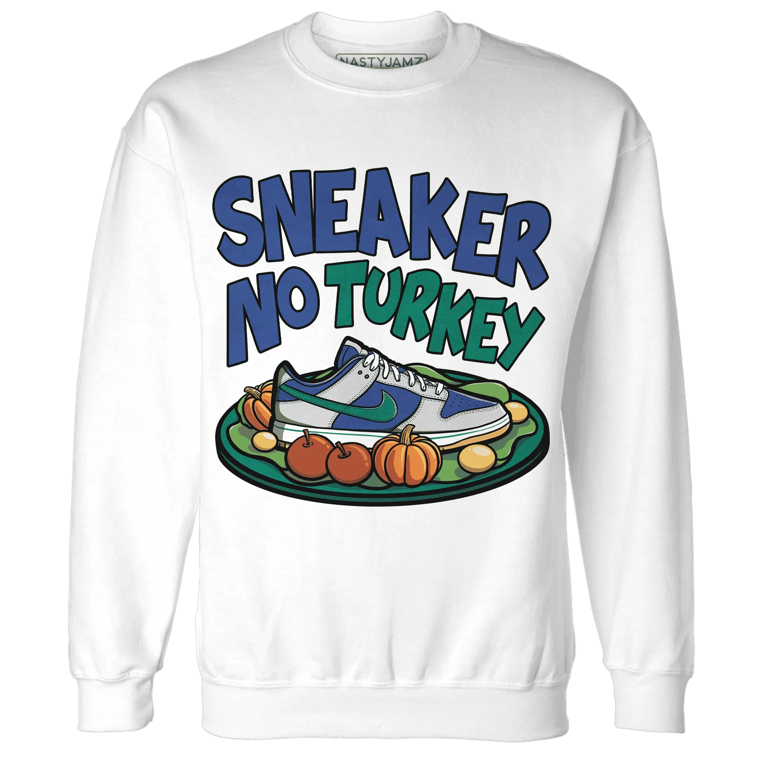 Dunk-Hyper-Royal-Malachite-NastyJamz-Sweatshirt-Match-Sneaker-No-Turkey