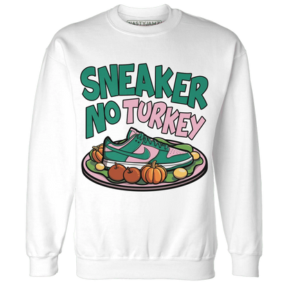 Dunk-Pink-Malachite-Medium-Soft-Low-Sail-NastyJamz-Sweatshirt-Match-Sneaker-No-Turkey