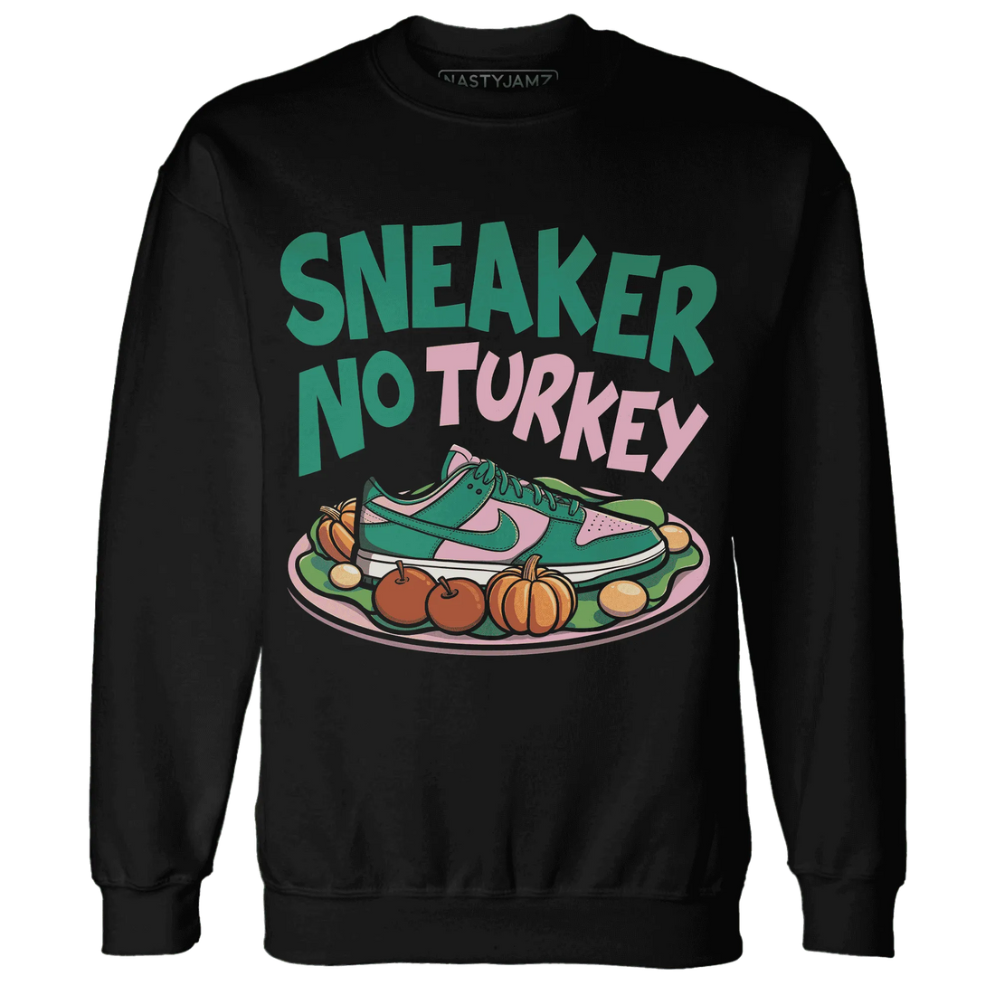 Dunk-Pink-Malachite-Medium-Soft-Low-Sail-NastyJamz-Sweatshirt-Match-Sneaker-No-Turkey