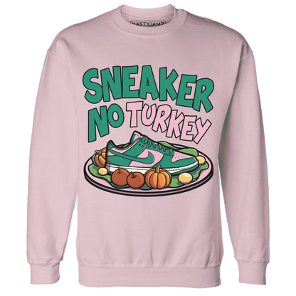 Dunk-Pink-Malachite-Medium-Soft-Low-Sail-NastyJamz-Sweatshirt-Match-Sneaker-No-Turkey