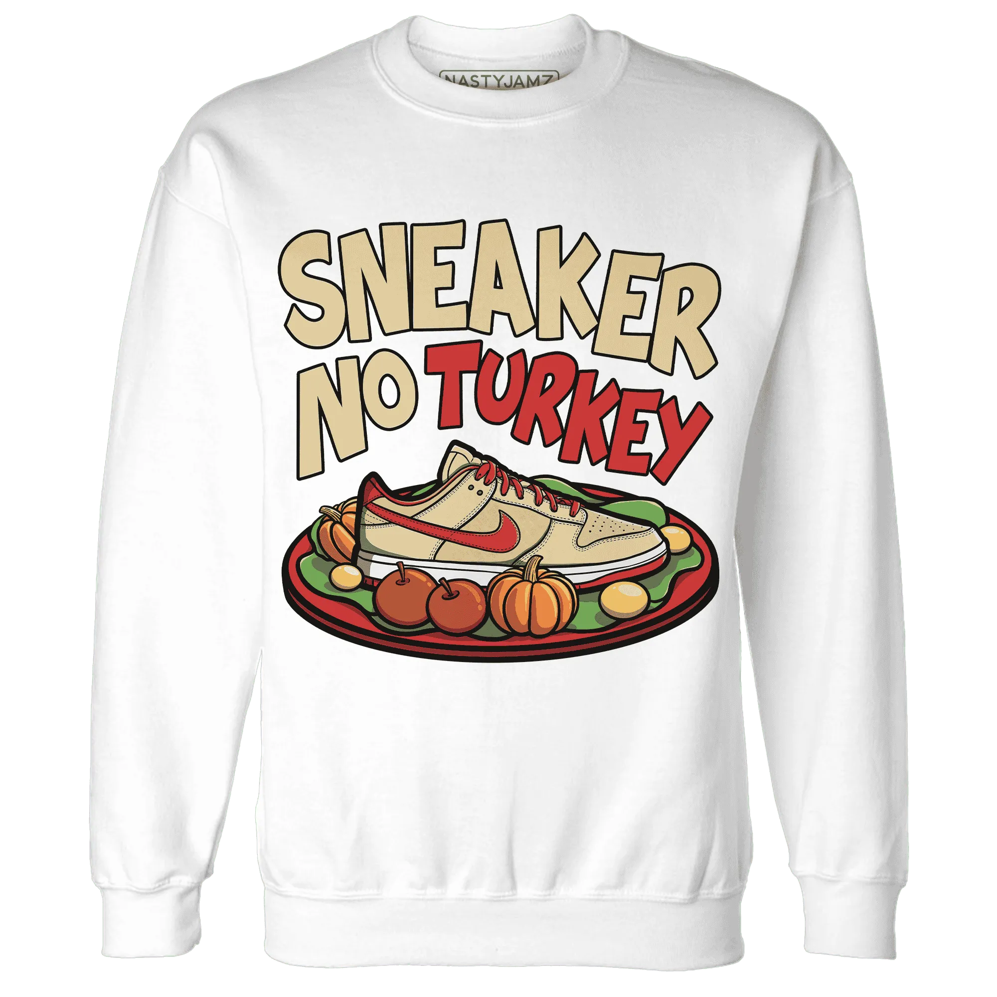 Dunk-Strawberry-Waffle-NastyJamz-Sweatshirt-Match-Sneaker-No-Turkey