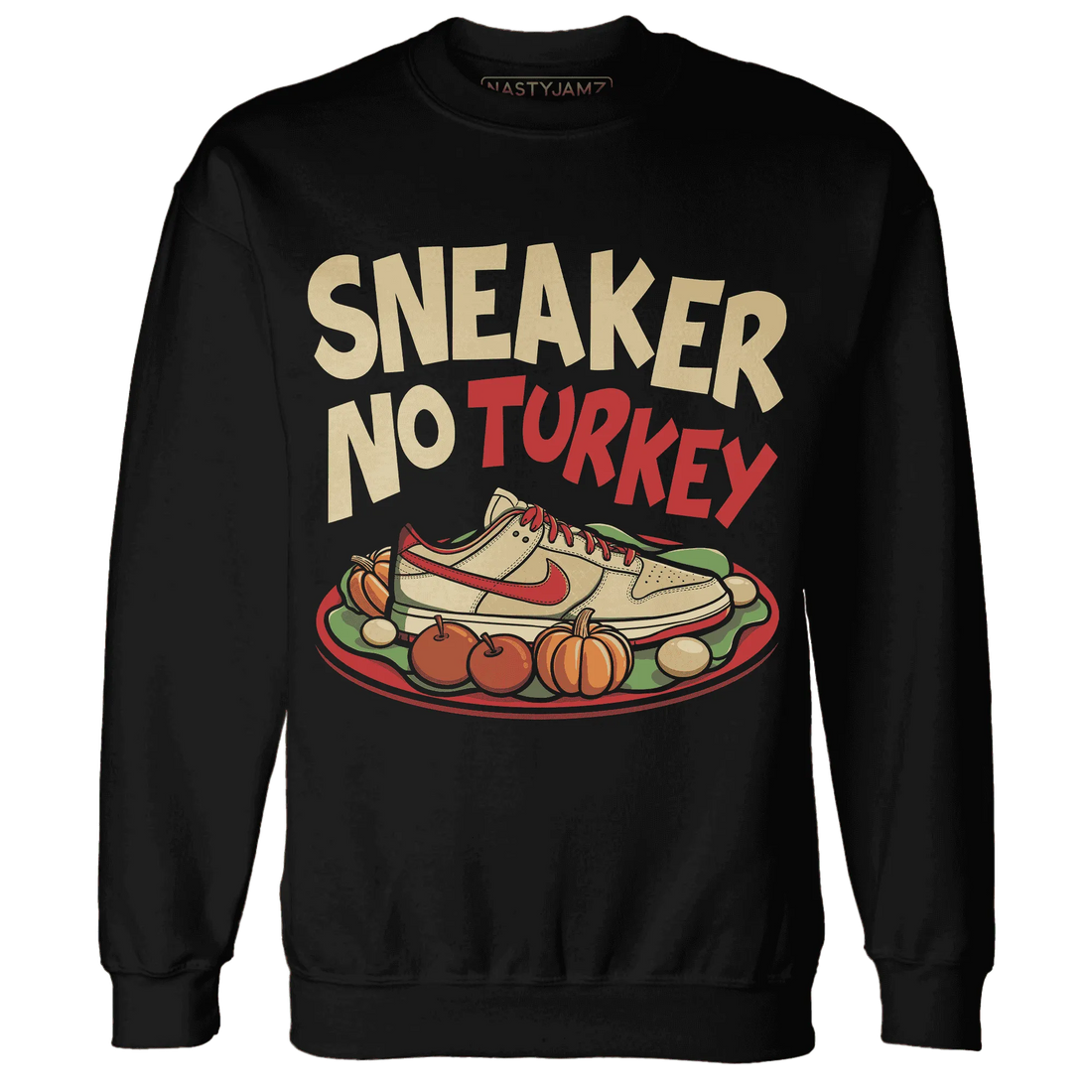 Dunk-Strawberry-Waffle-NastyJamz-Sweatshirt-Match-Sneaker-No-Turkey