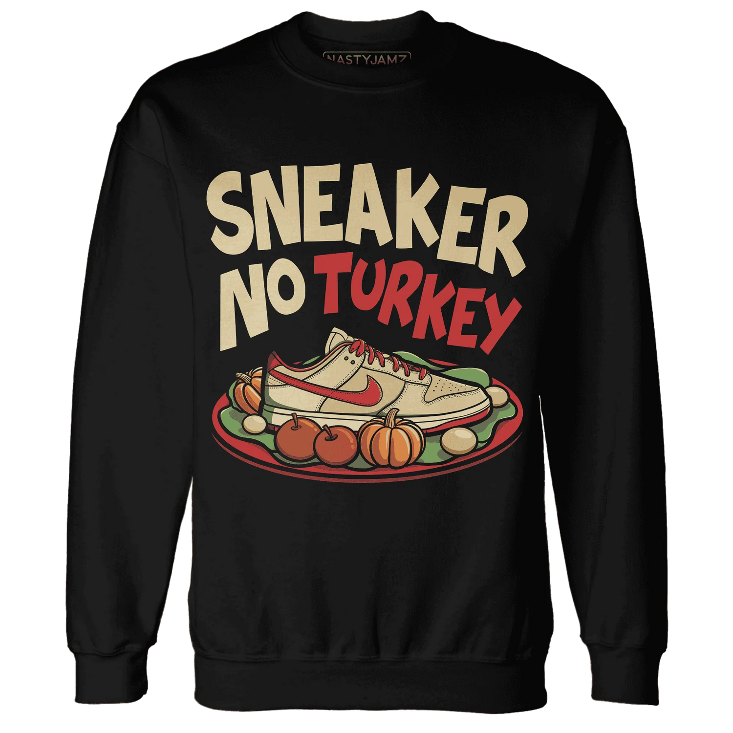 Dunk-Strawberry-Waffle-NastyJamz-Sweatshirt-Match-Sneaker-No-Turkey