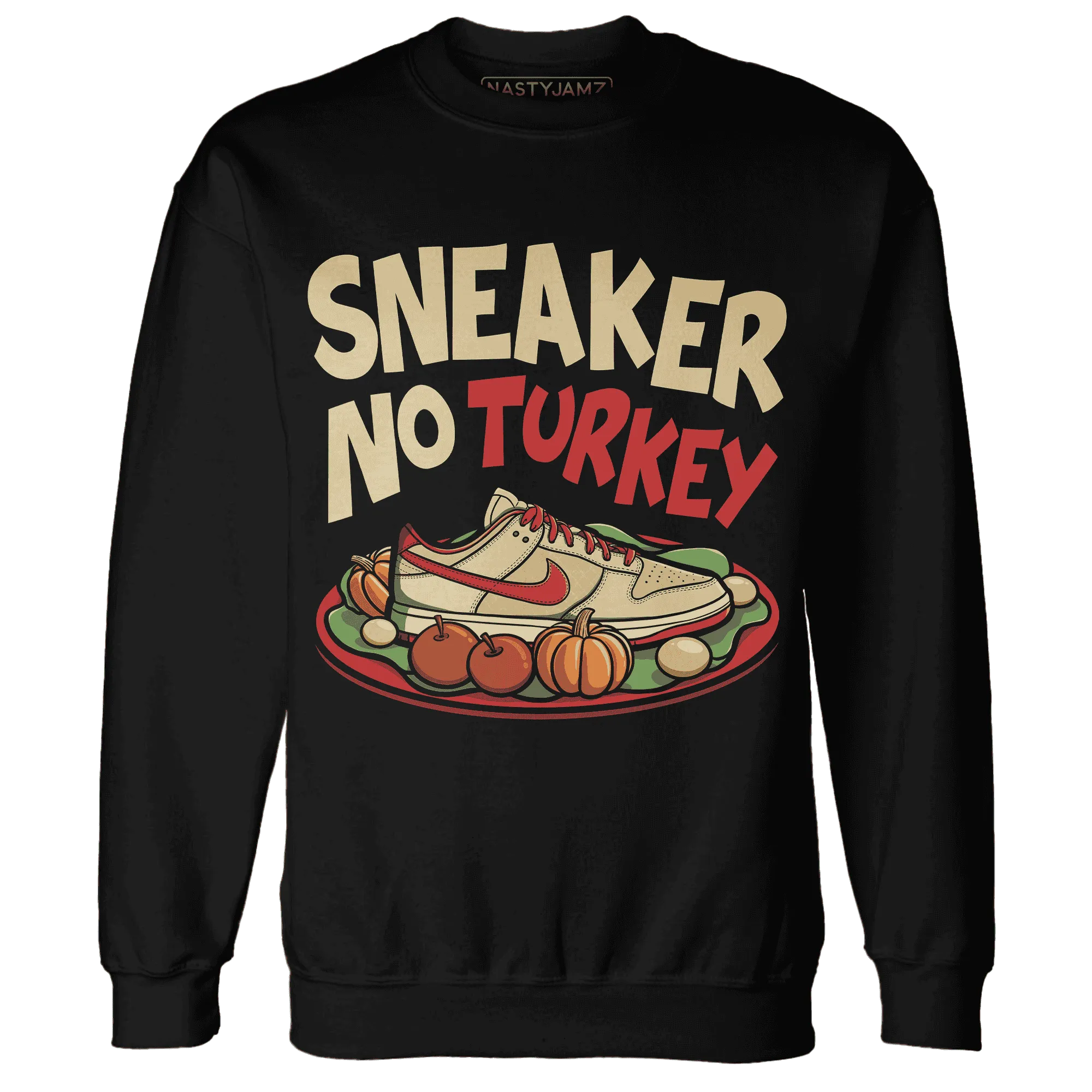 Dunk-Strawberry-Waffle-NastyJamz-Sweatshirt-Match-Sneaker-No-Turkey