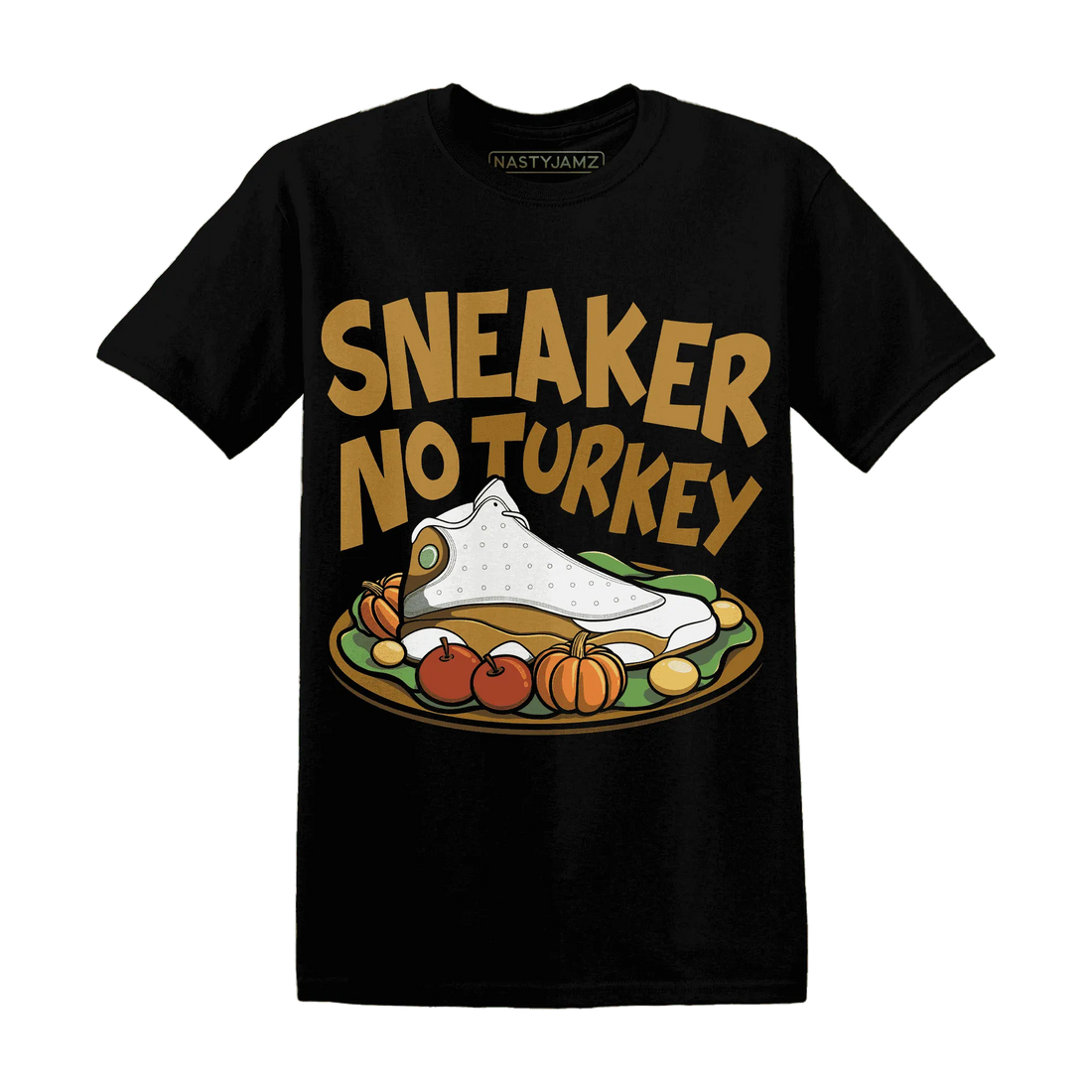 Wheat-13s-NastyJamz-T-Shirt-Match-Sneaker-No-Turkey