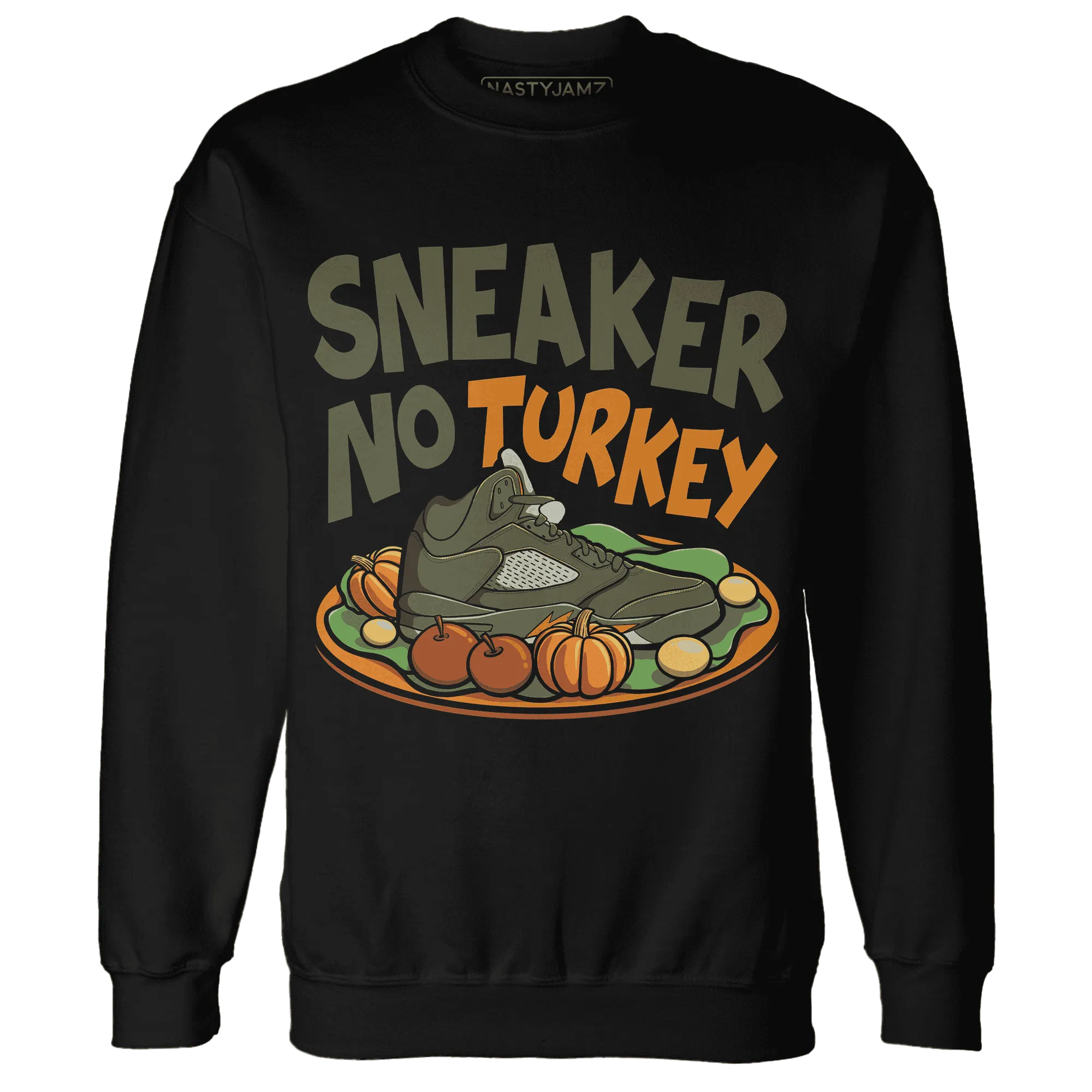 Olive-5s-NastyJamz-Sweatshirt-Match-Sneaker-No-Turkey