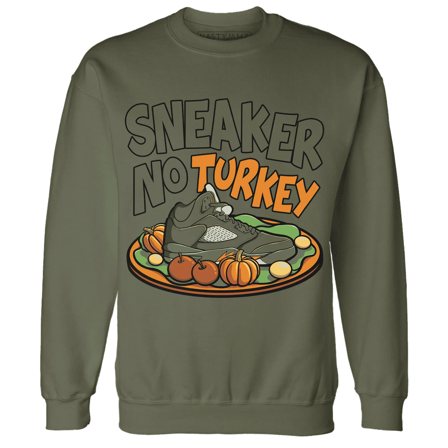 Olive-5s-NastyJamz-Sweatshirt-Match-Sneaker-No-Turkey