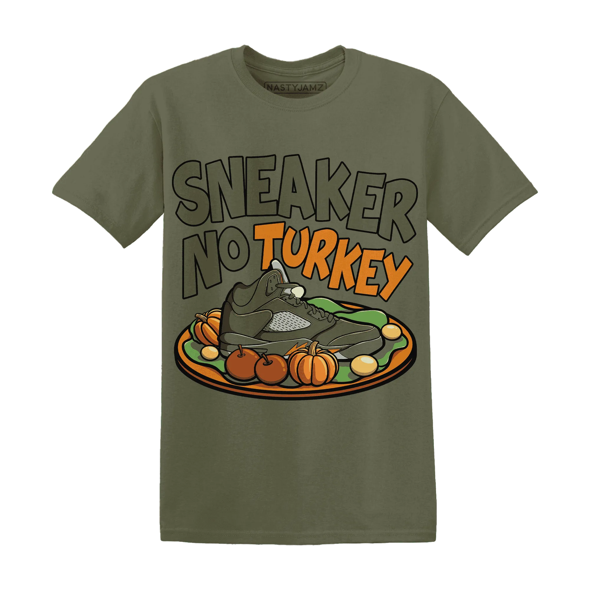 Olive-5s-NastyJamz-T-Shirt-Match-Sneaker-No-Turkey