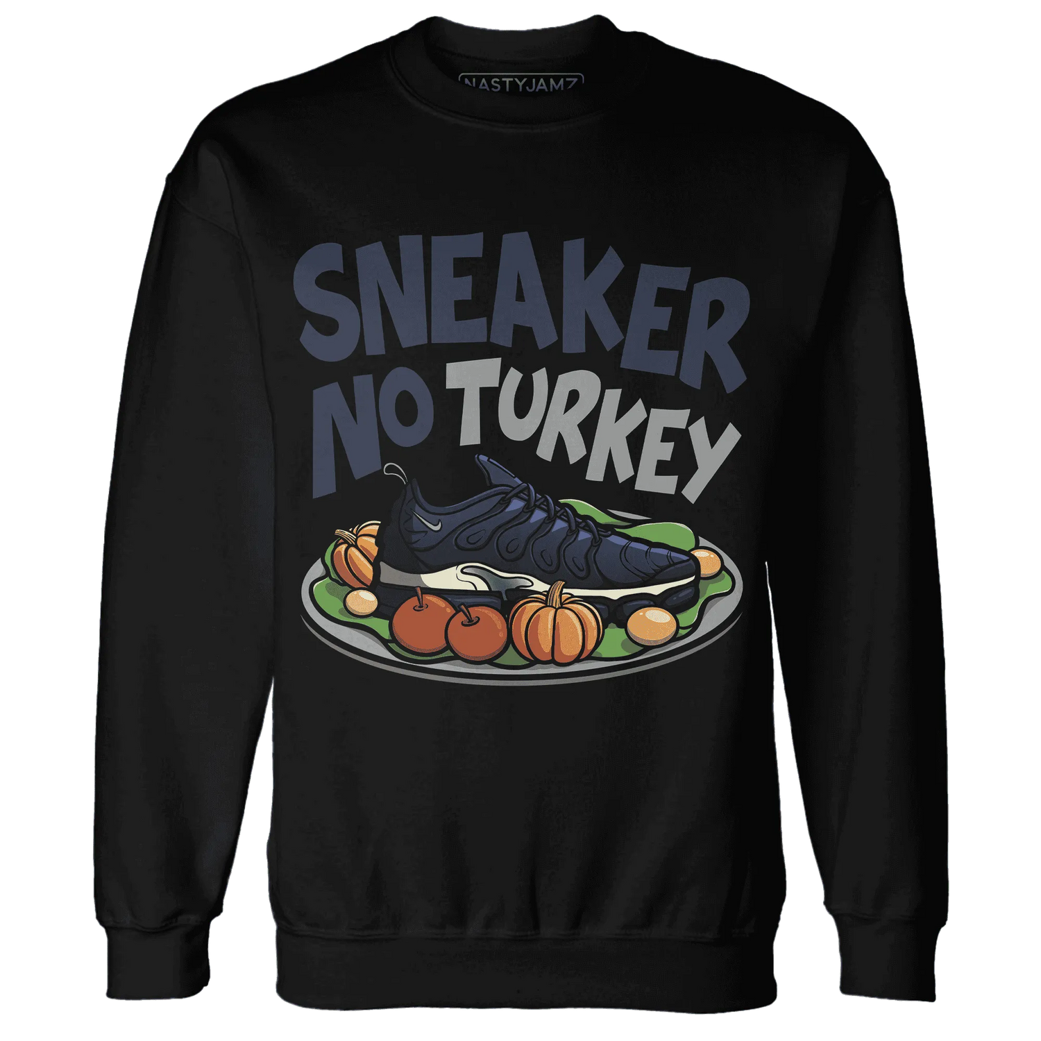 VaporMax-Plus-Midnight-Navy-White-Metallic-Silver-NastyJamz-Sweatshirt-Match-Sneaker-No-Turkey