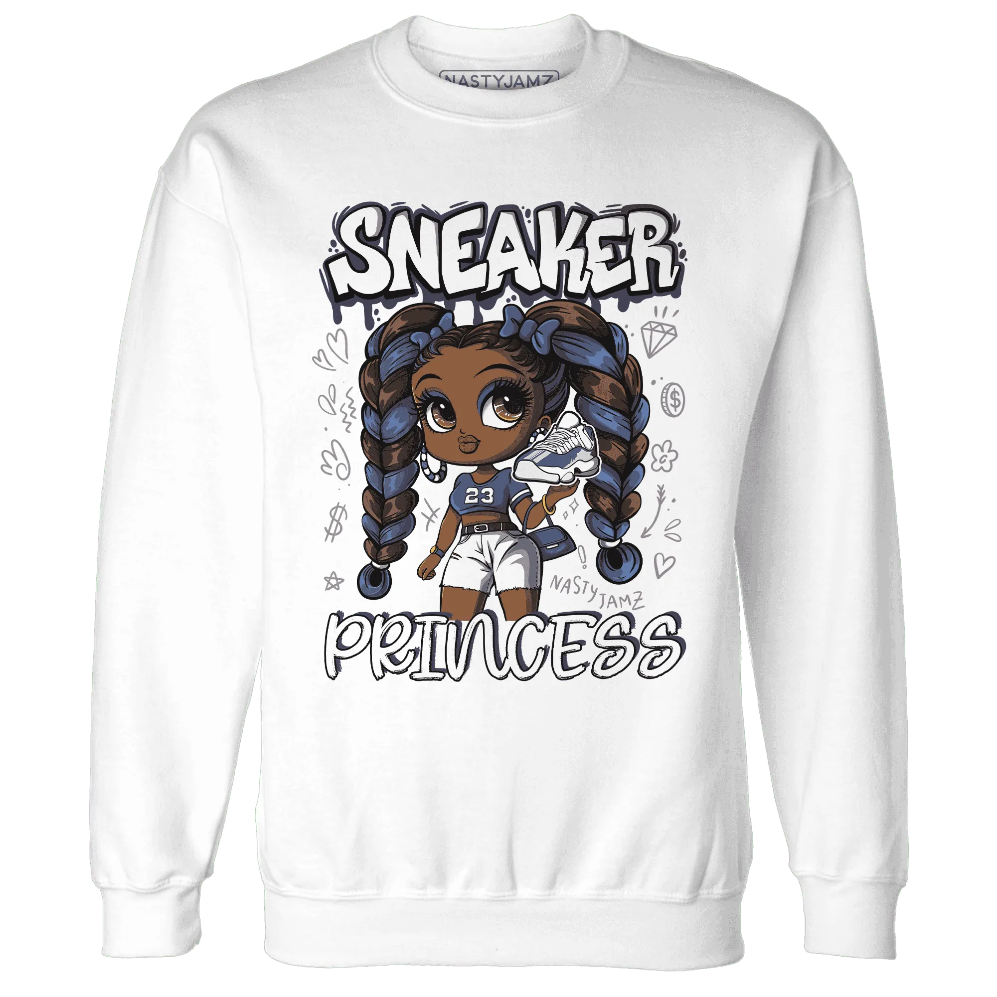 Low-Diffused-Blue-11s-Sweatshirt-Match-Sneaker-Princess