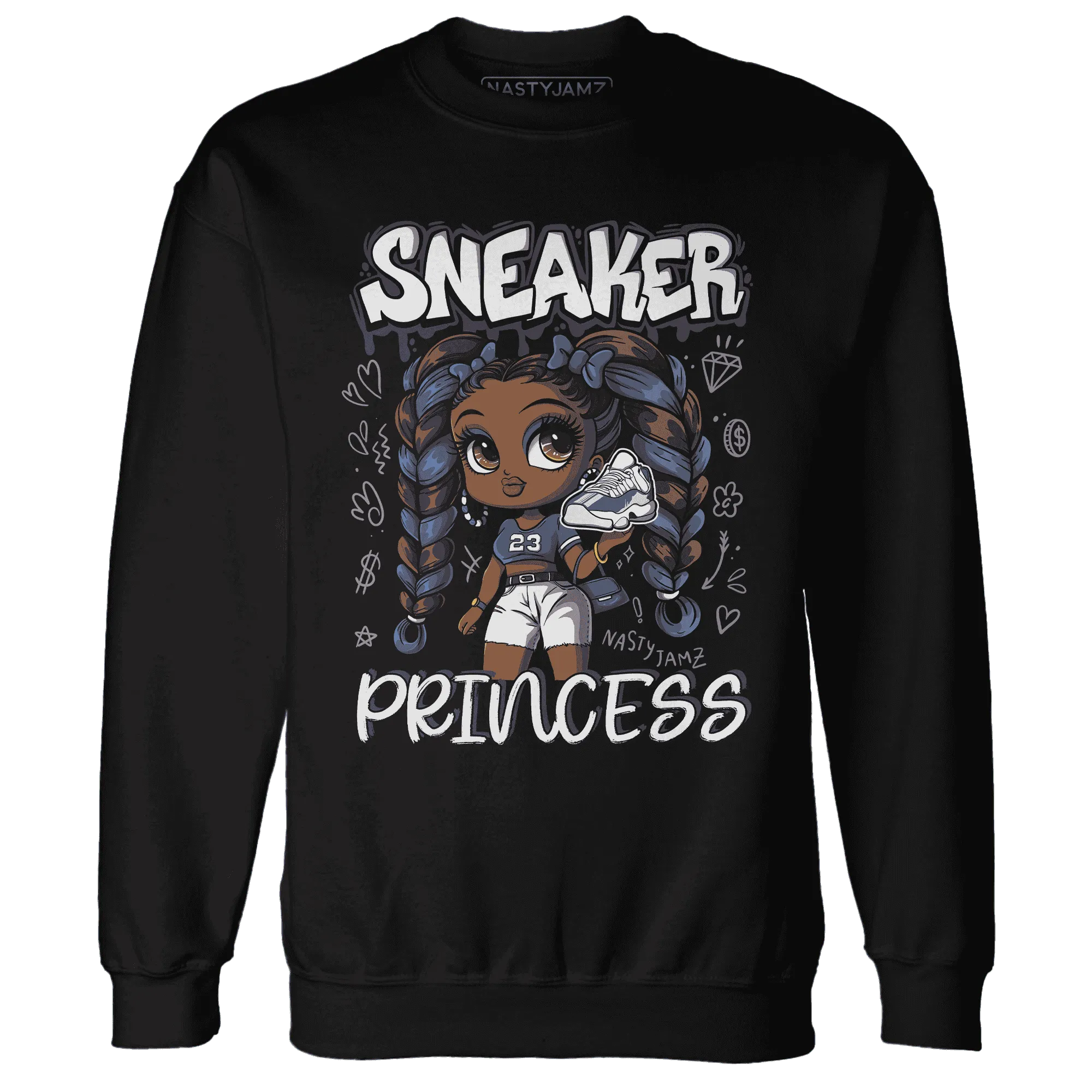 Low-Diffused-Blue-11s-Sweatshirt-Match-Sneaker-Princess