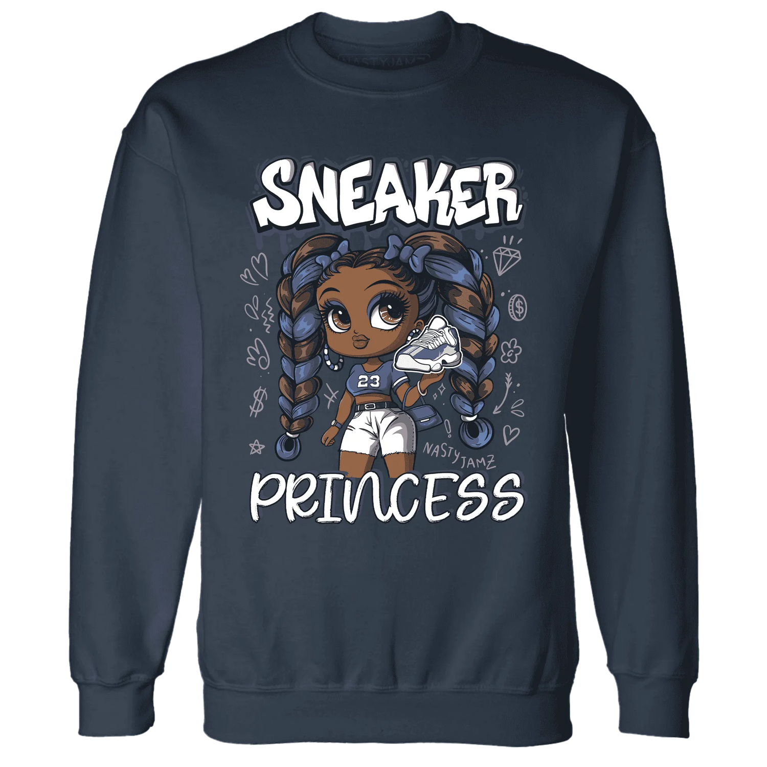 Low-Diffused-Blue-11s-Sweatshirt-Match-Sneaker-Princess