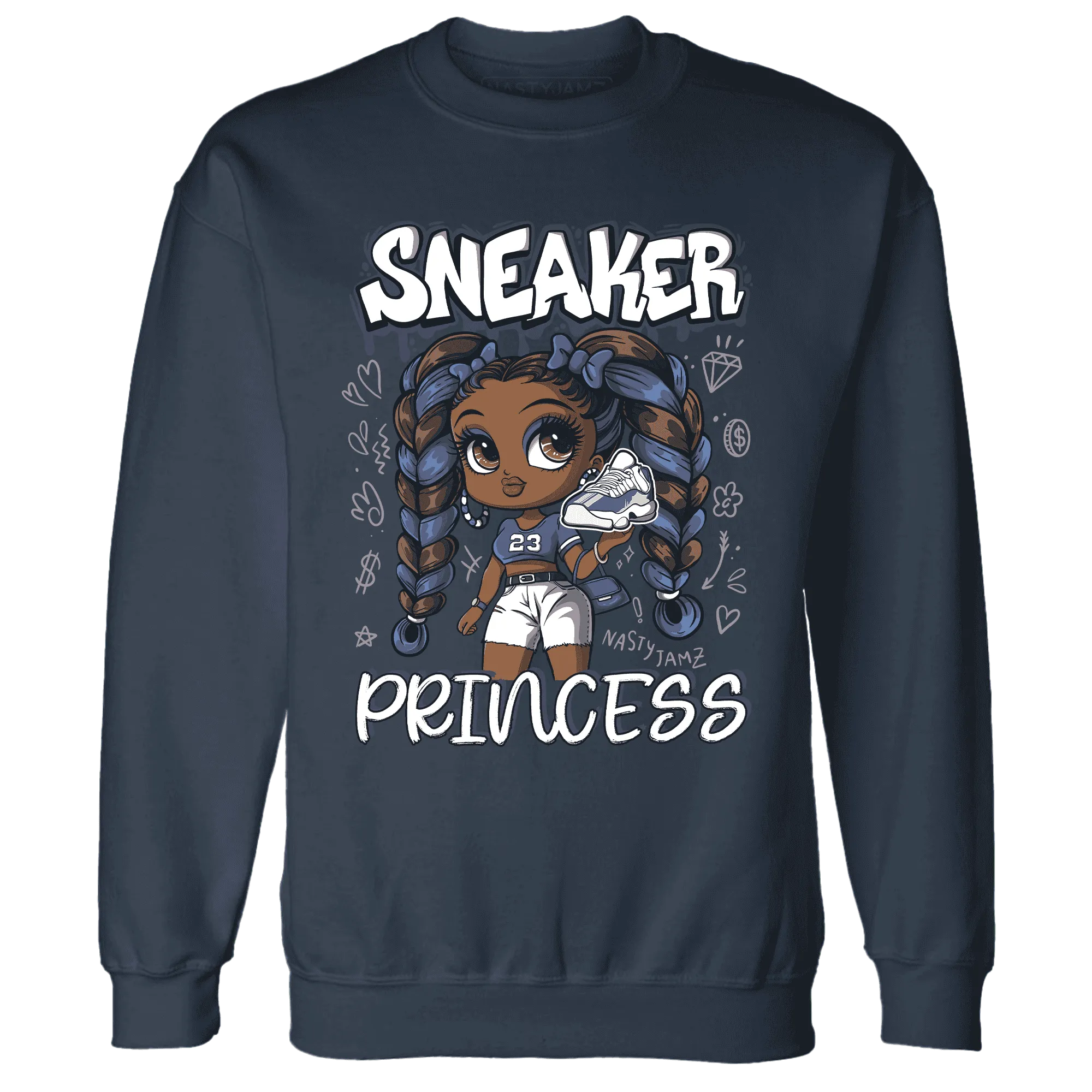 Low-Diffused-Blue-11s-Sweatshirt-Match-Sneaker-Princess