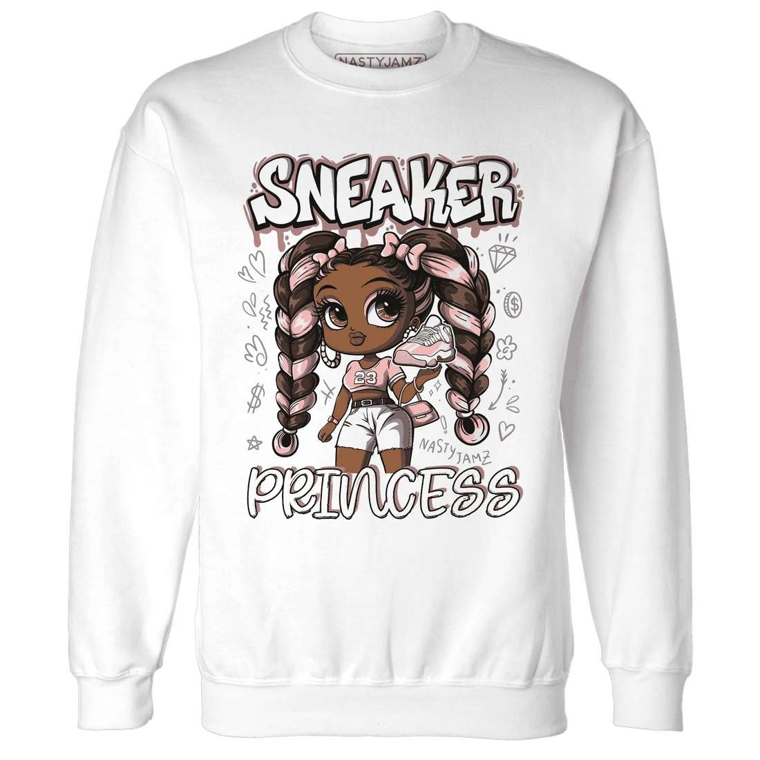 Low-Legend-Pink-11s-Sweatshirt-Match-Sneaker-Princess