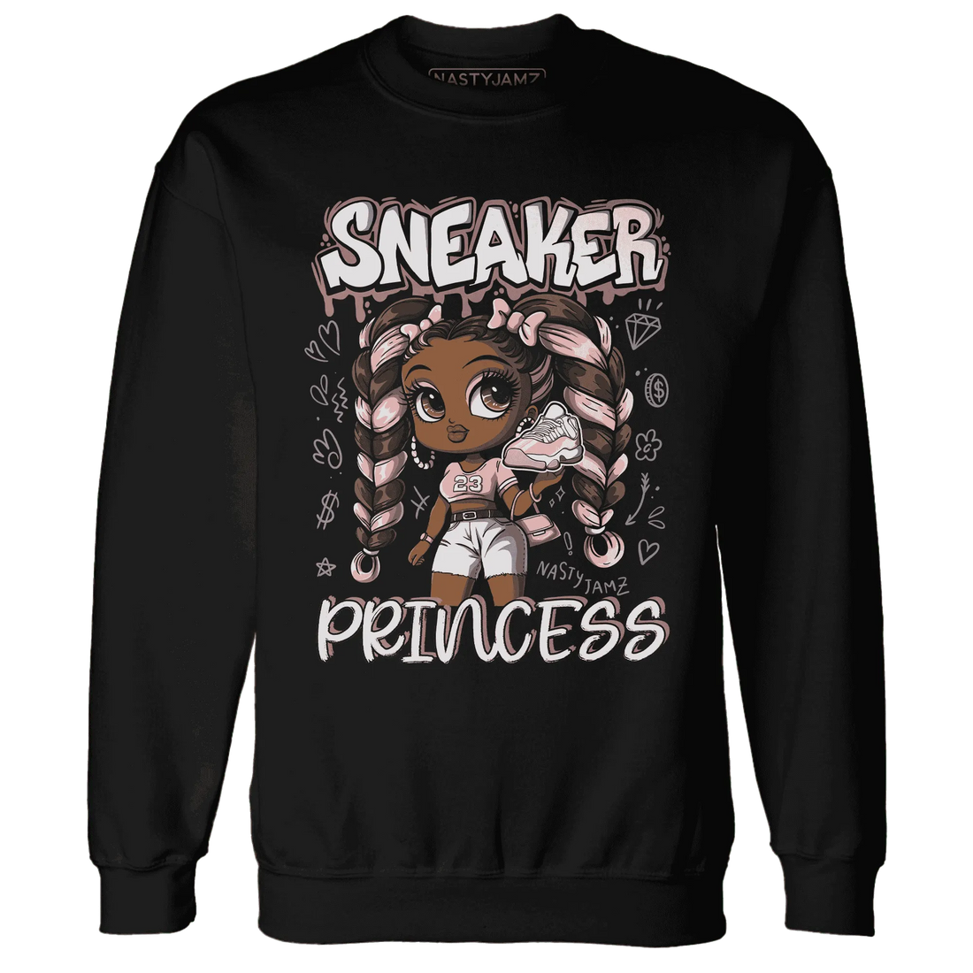 Low-Legend-Pink-11s-Sweatshirt-Match-Sneaker-Princess