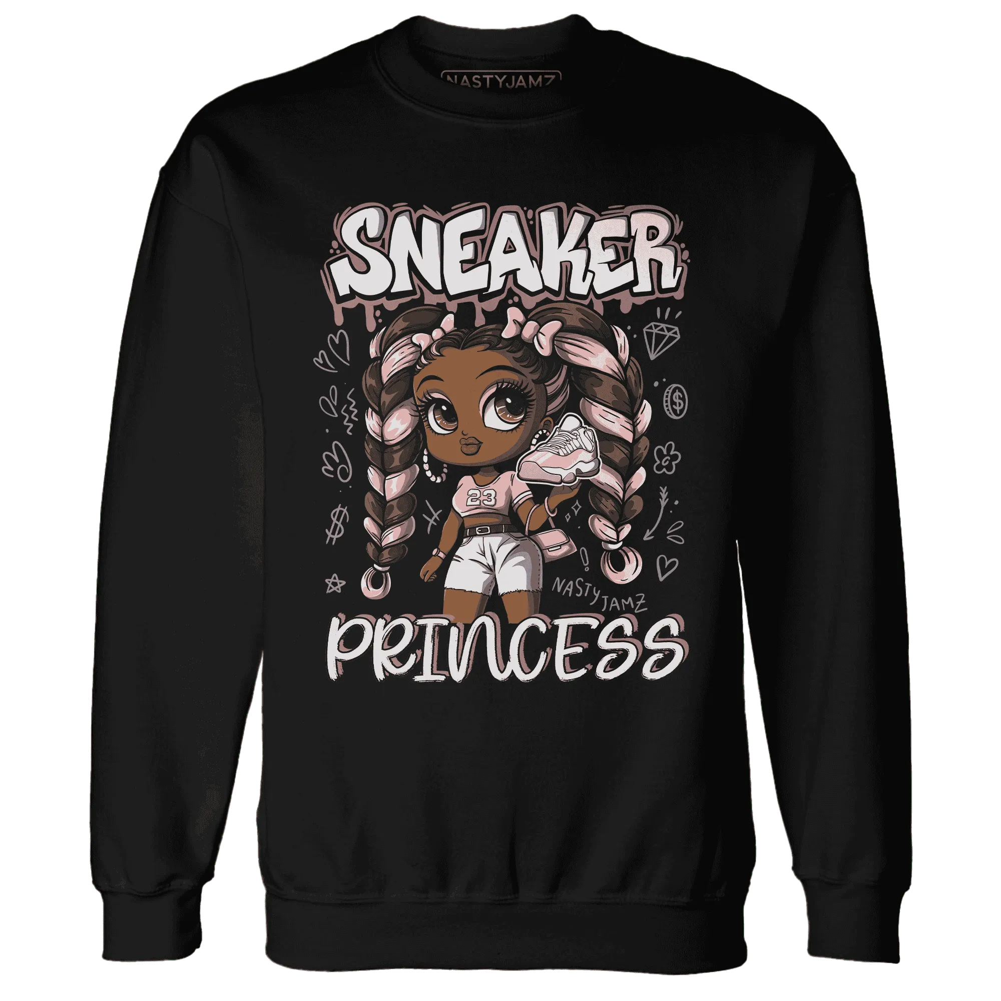 Low-Legend-Pink-11s-Sweatshirt-Match-Sneaker-Princess