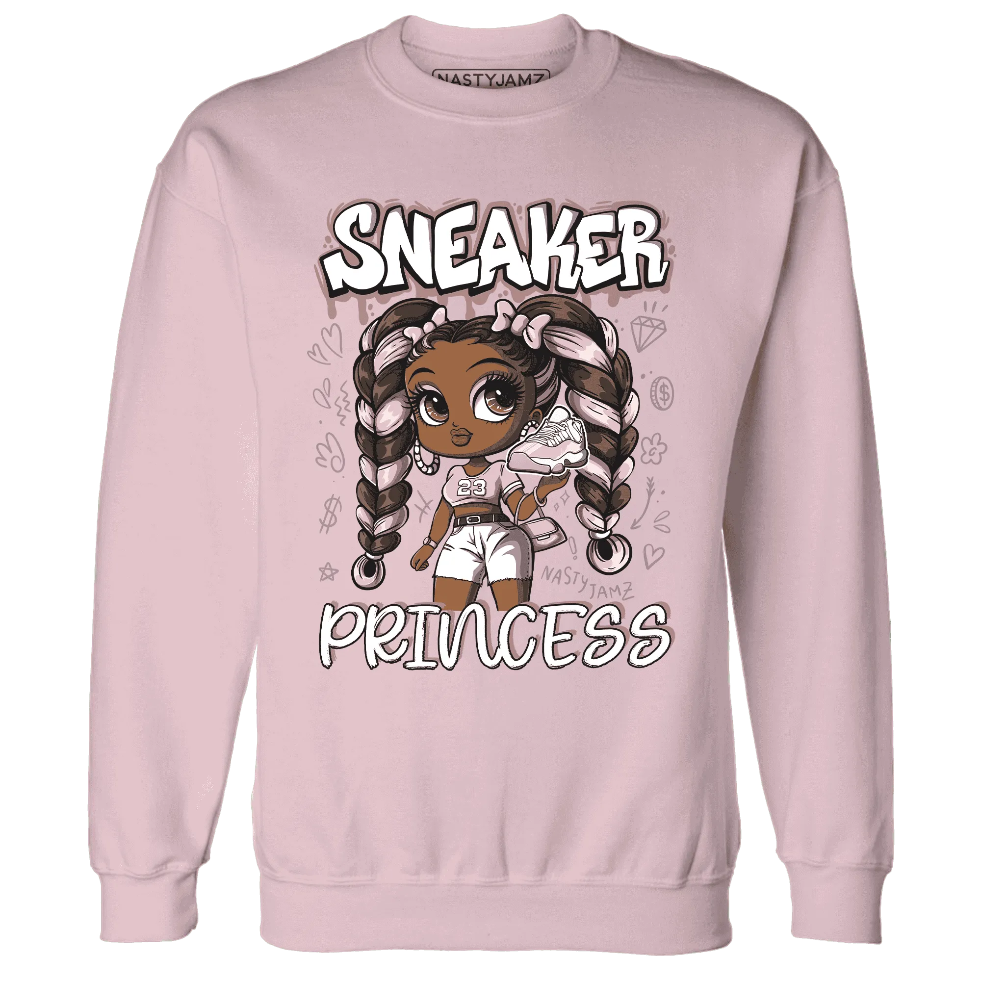 Low-Legend-Pink-11s-Sweatshirt-Match-Sneaker-Princess