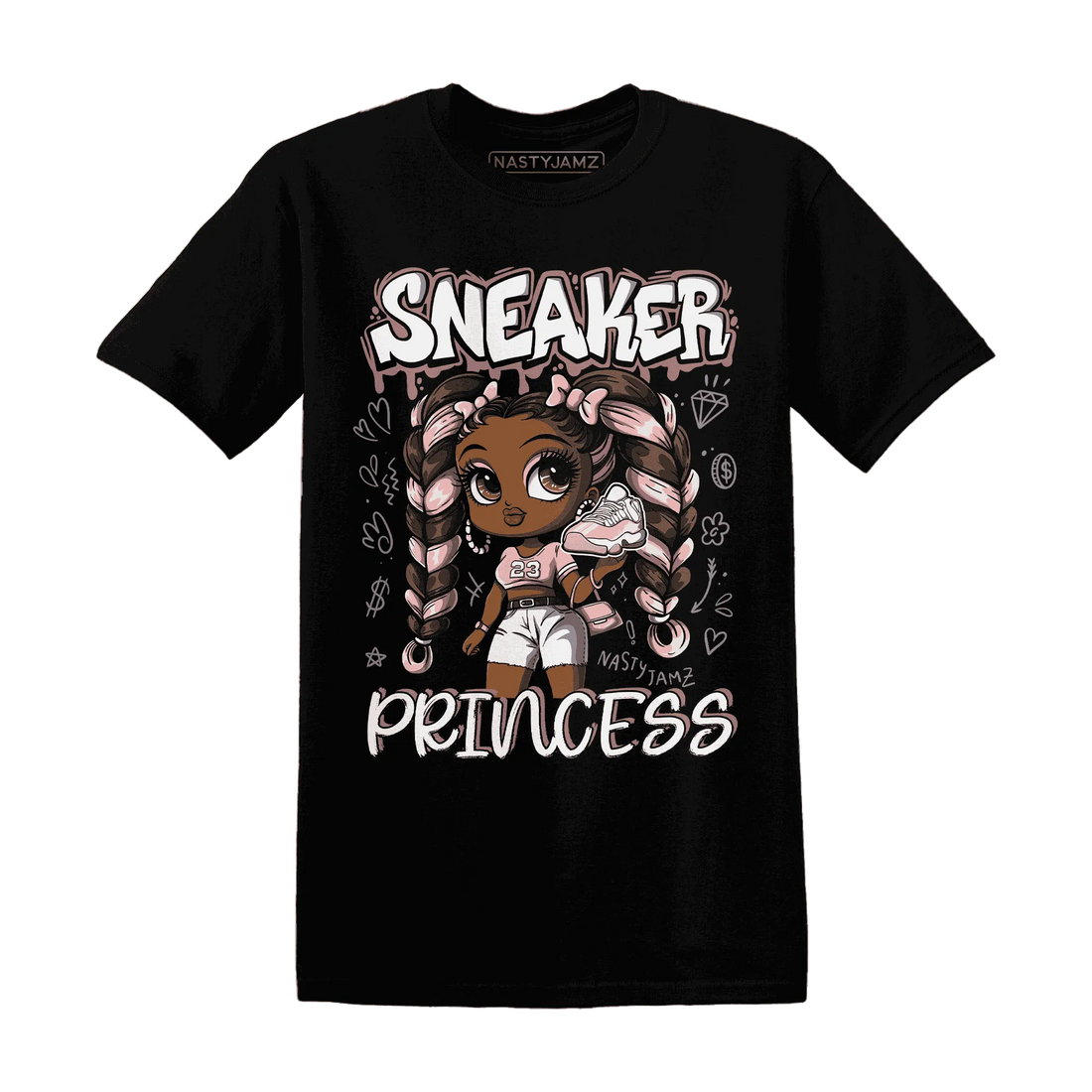 Low-Legend-Pink-11s-T-Shirt-Match-Sneaker-Princess