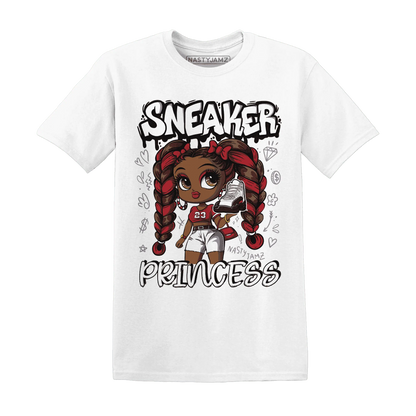 Retro-Red-Taxi-12s-T-Shirt-Match-Sneaker-Princess