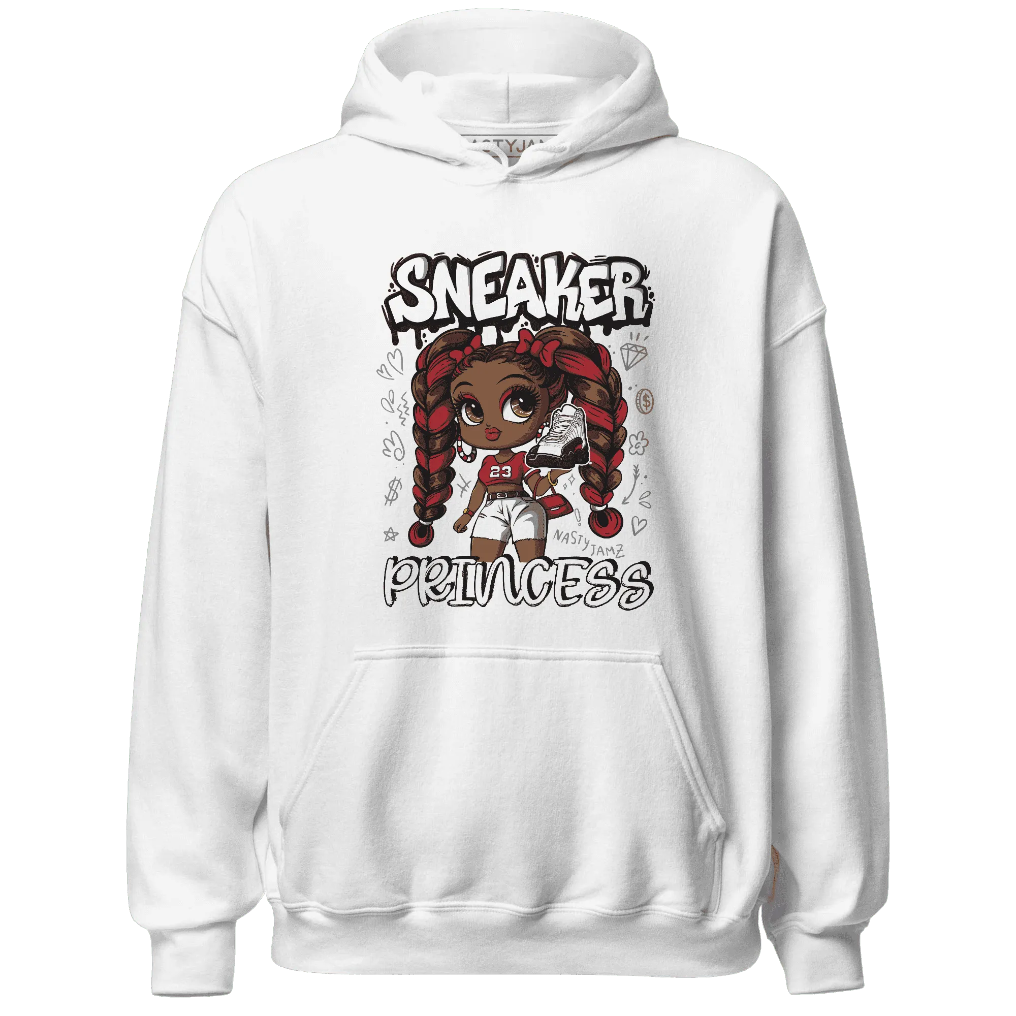 Retro-Red-Taxi-12s-Hoodie-Match-Sneaker-Princess