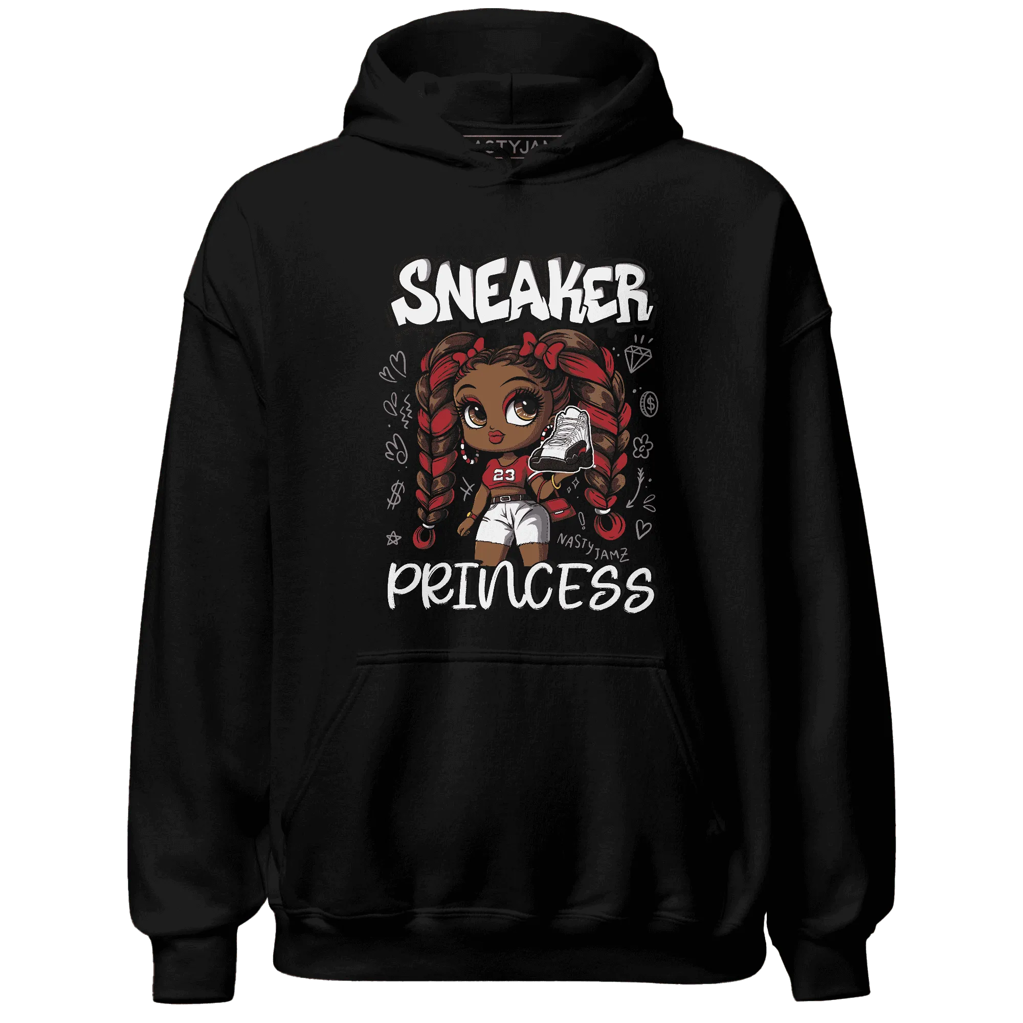 Retro-Red-Taxi-12s-Hoodie-Match-Sneaker-Princess