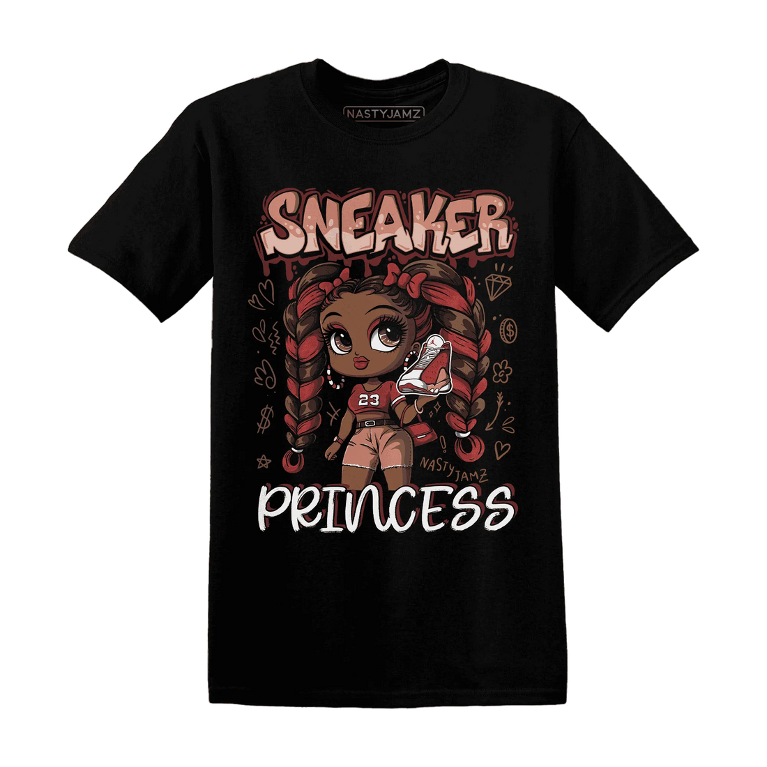 Dune-Red-13s-T-Shirt-Match-Sneaker-Princess