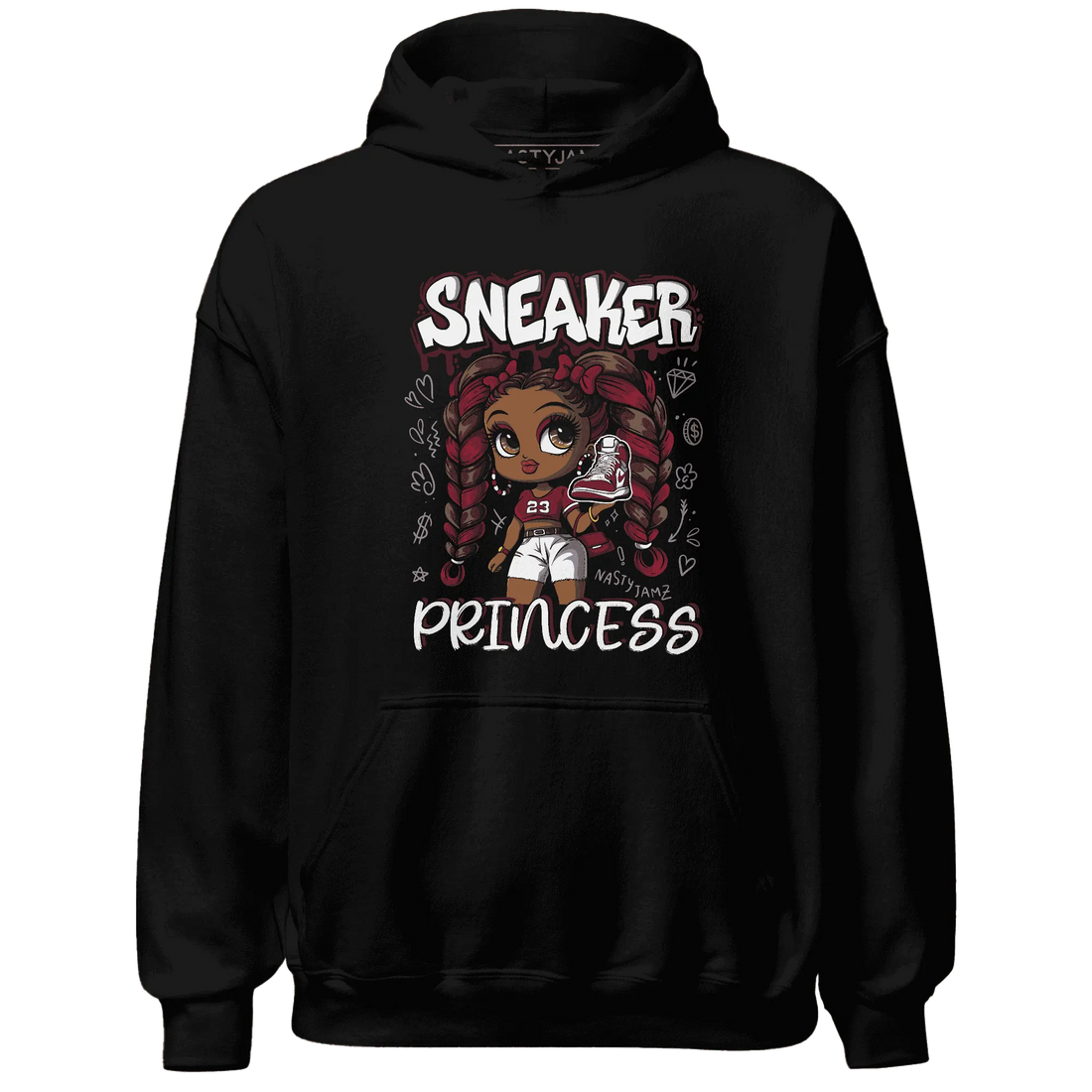 High-White-Team-Red-1s-Hoodie-Match-Sneaker-Princess