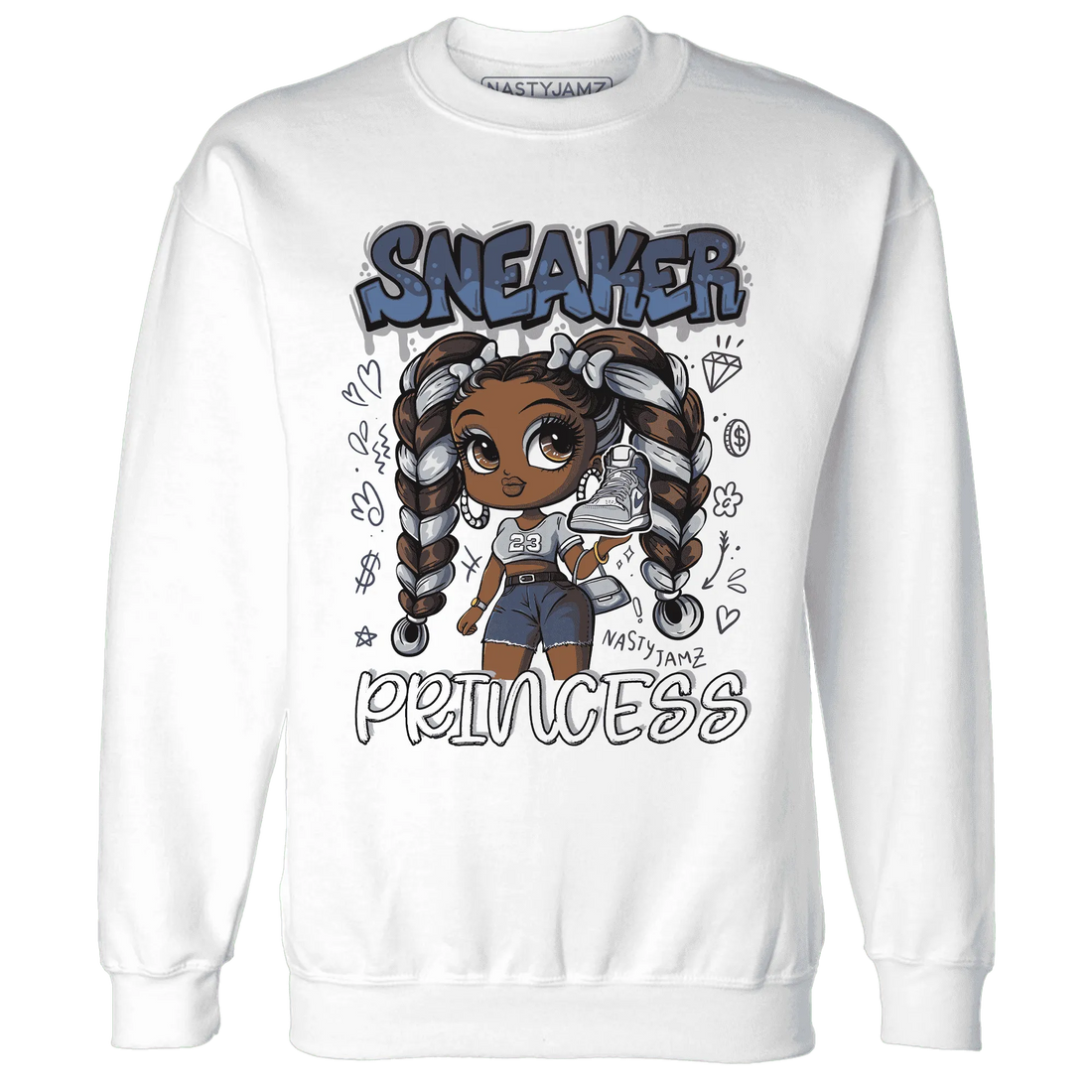 Mid-Diffused-Blue-Grey-1s-Sweatshirt-Match-Sneaker-Princess