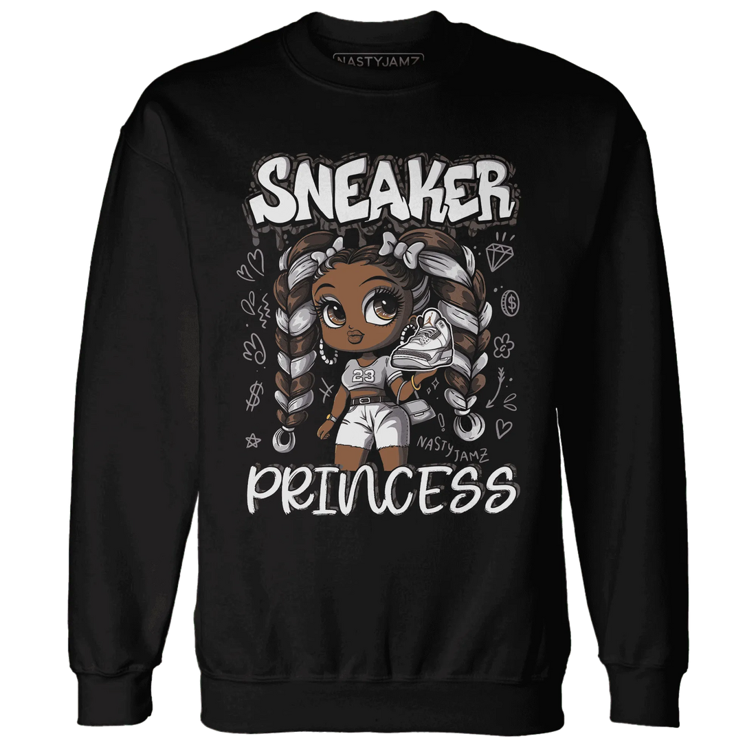 Cement-Grey-3s-Sweatshirt-Match-Sneaker-Princess