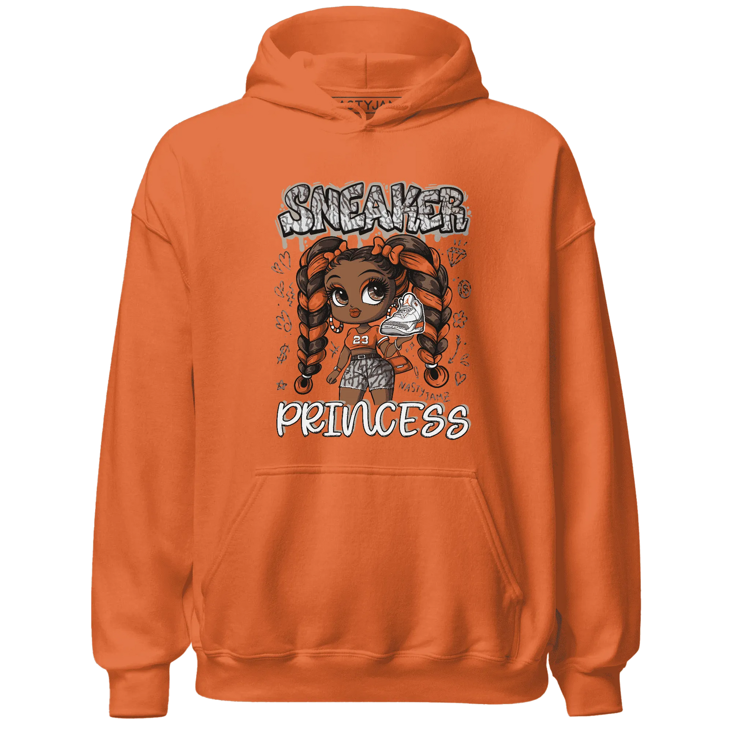 Georgia-Peach-3s-Hoodie-Match-Sneaker-Princess