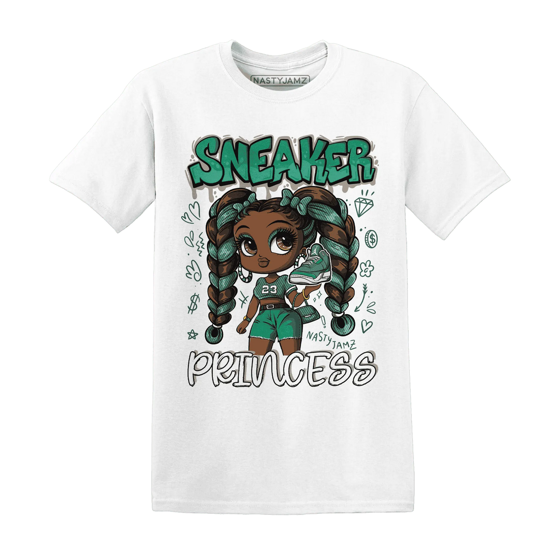Nina-CN-Abney-3s-T-Shirt-Match-Sneaker-Princess