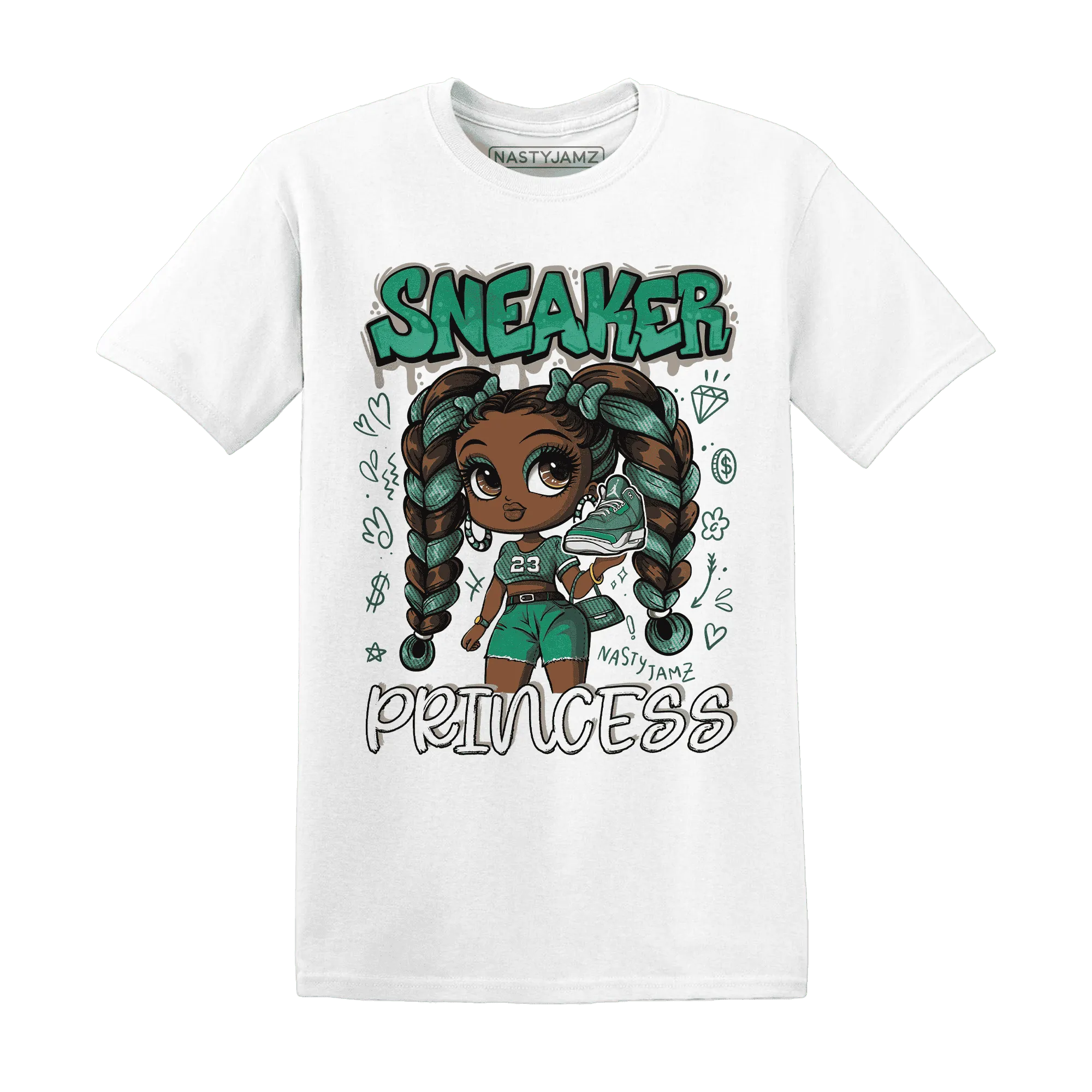 Nina-CN-Abney-3s-T-Shirt-Match-Sneaker-Princess
