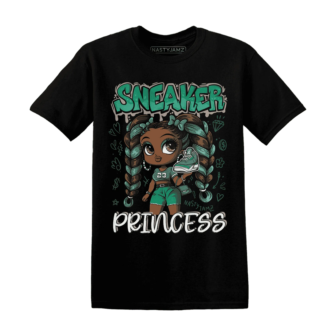 Nina-CN-Abney-3s-T-Shirt-Match-Sneaker-Princess