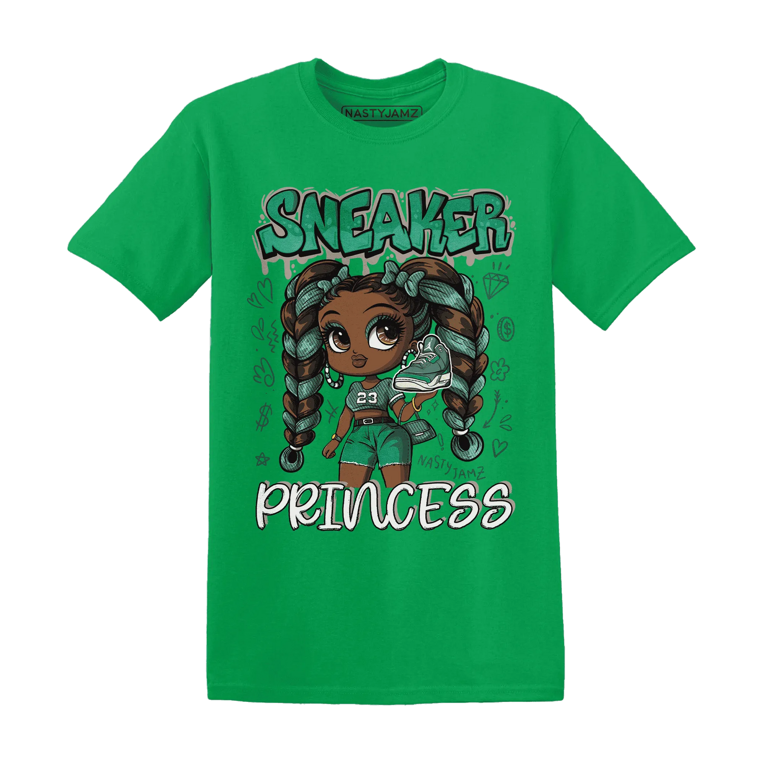 Nina-CN-Abney-3s-T-Shirt-Match-Sneaker-Princess