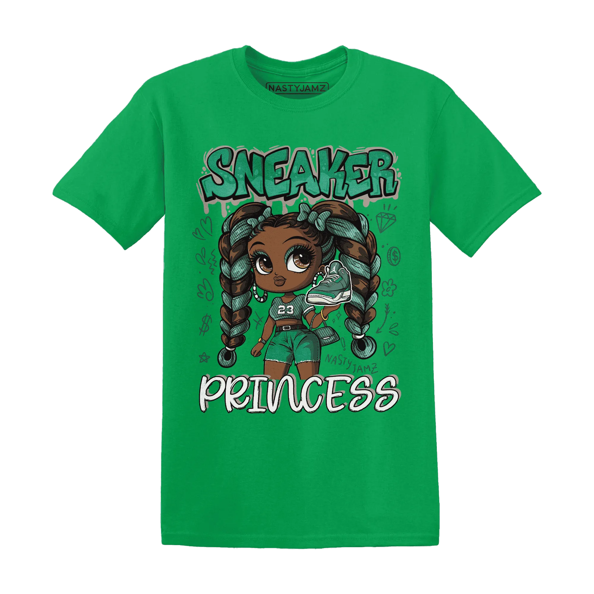 Nina-CN-Abney-3s-T-Shirt-Match-Sneaker-Princess
