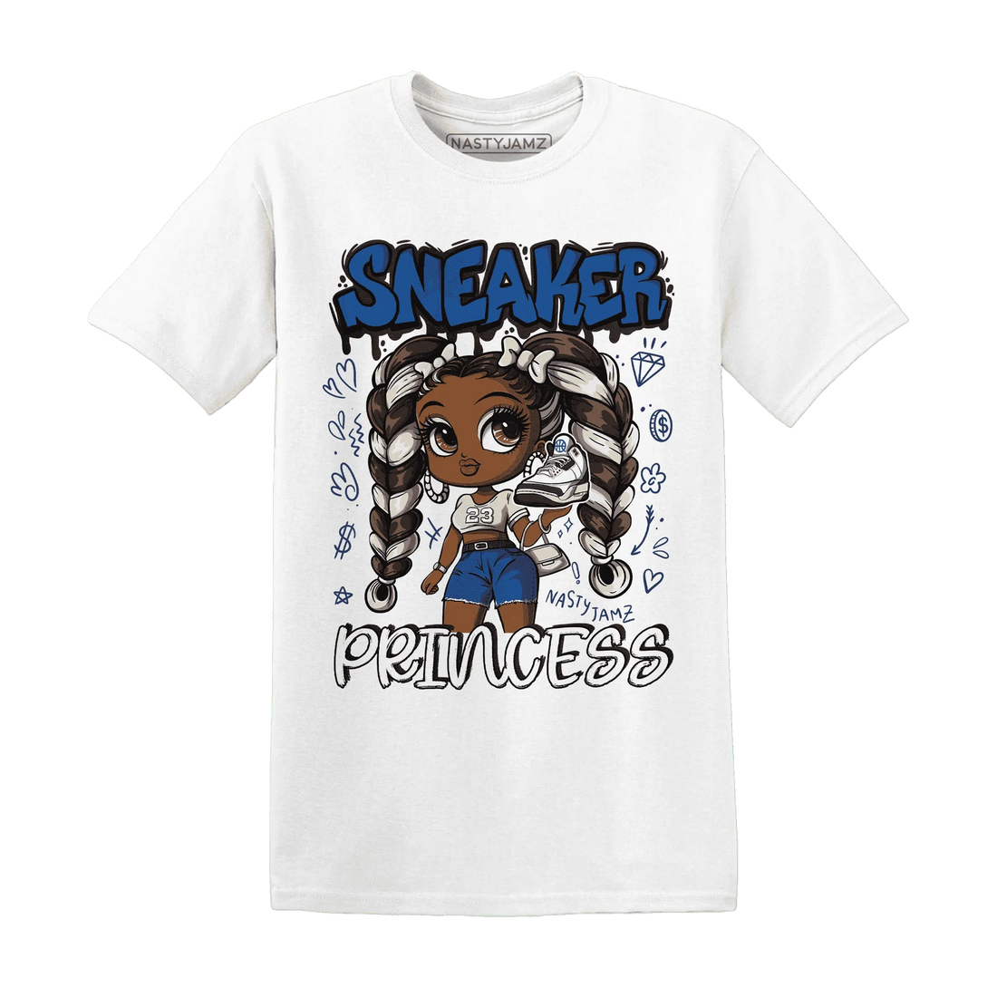 Quaiii-54-3s-T-Shirt-Match-Sneaker-Princess
