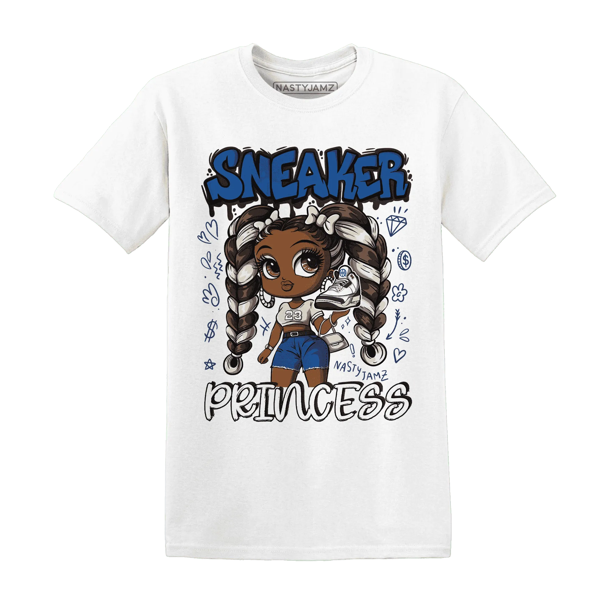 Quaiii-54-3s-T-Shirt-Match-Sneaker-Princess